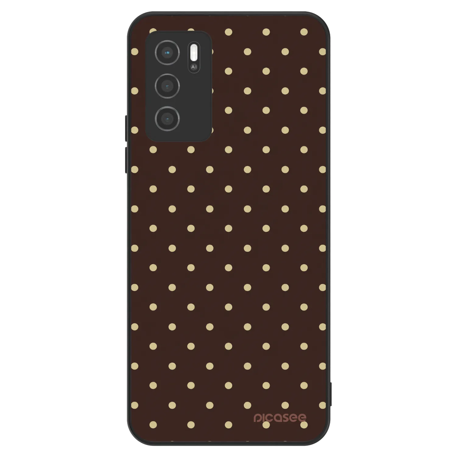Picasee ULTIMATE CASE pentru OPPO A16 - Vanilla Dots & Chocolate