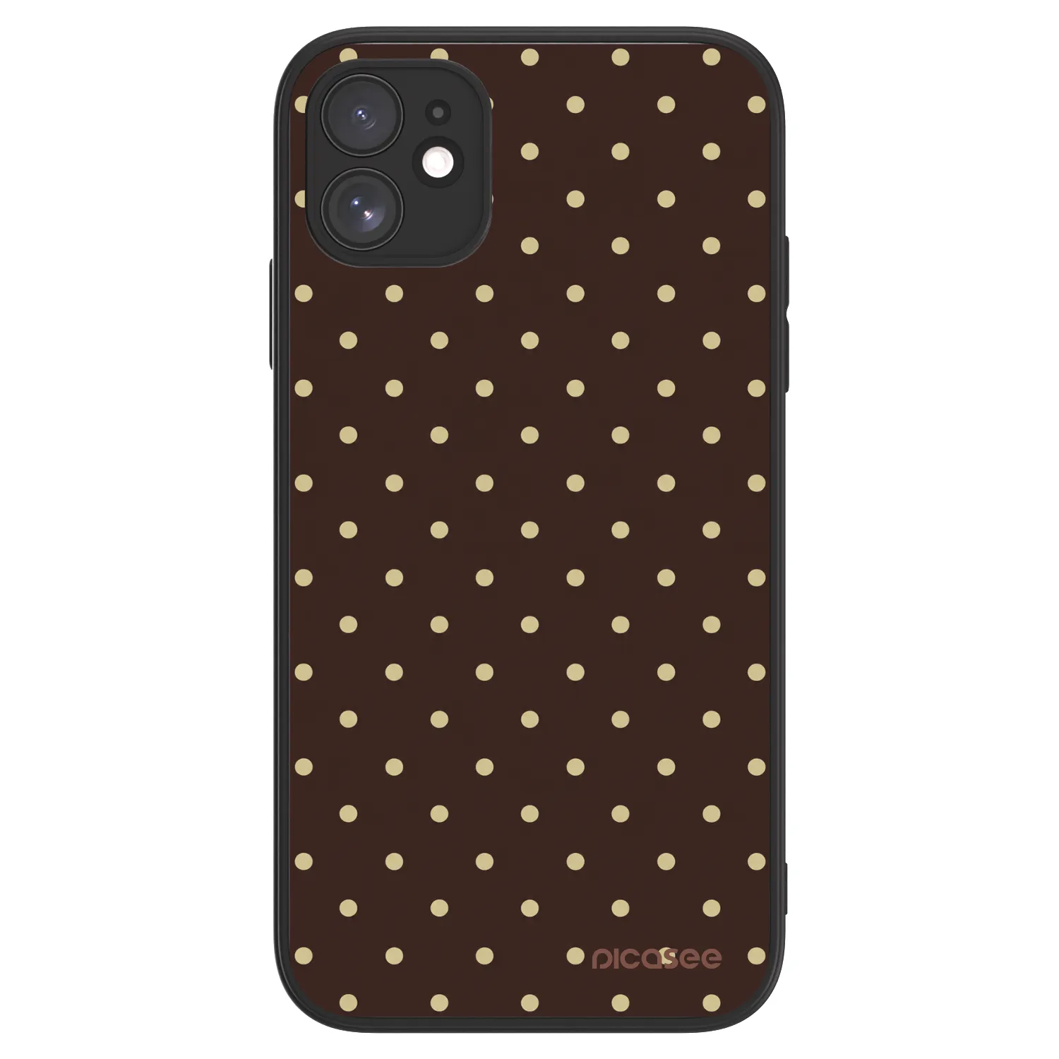Picasee ULTIMATE CASE MagSafe pentru Apple iPhone 11 - Vanilla Dots & Chocolate