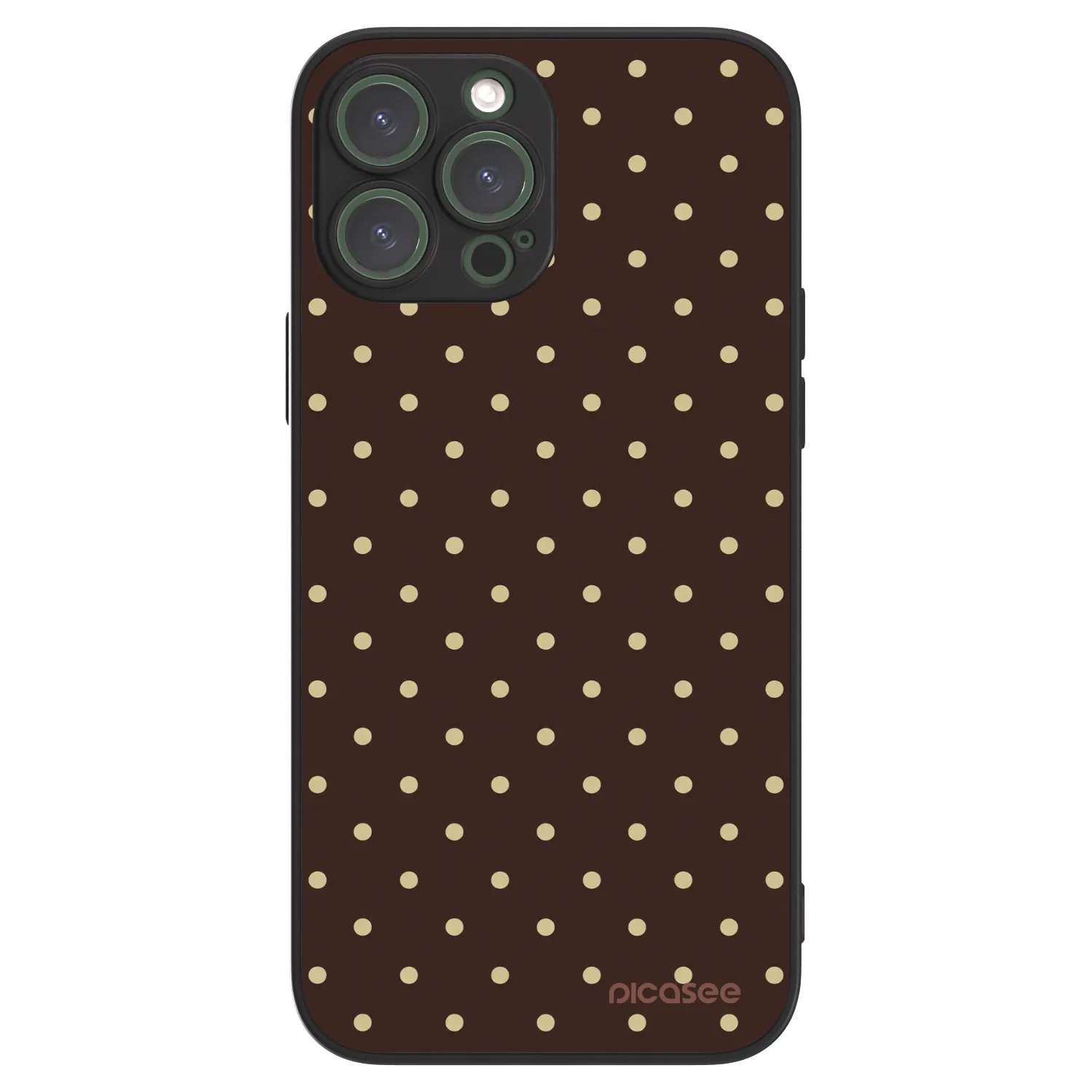 Picasee ULTIMATE CASE MagSafe pentru Apple iPhone 13 Pro Max - Vanilla Dots & Chocolate