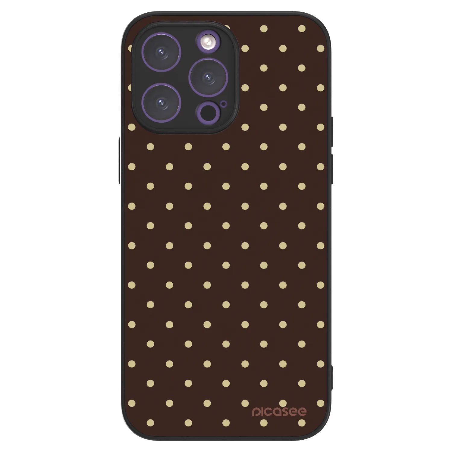 Picasee ULTIMATE CASE MagSafe pentru Apple iPhone 14 Pro Max - Vanilla Dots & Chocolate