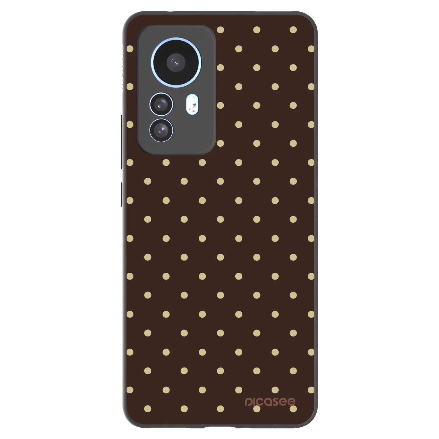 Picasee husă neagră din silicon pentru Xiaomi 12T Pro - Vanilla Dots & Chocolate