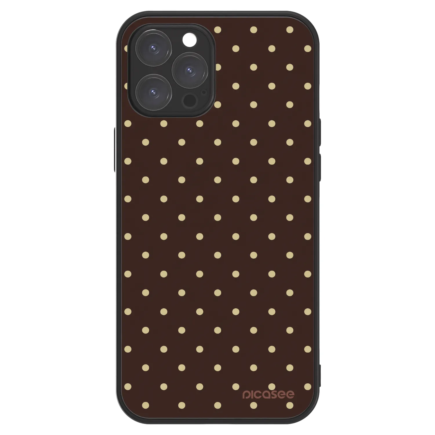Picasee ULTIMATE CASE MagSafe pentru Apple iPhone 12 Pro Max - Vanilla Dots & Chocolate