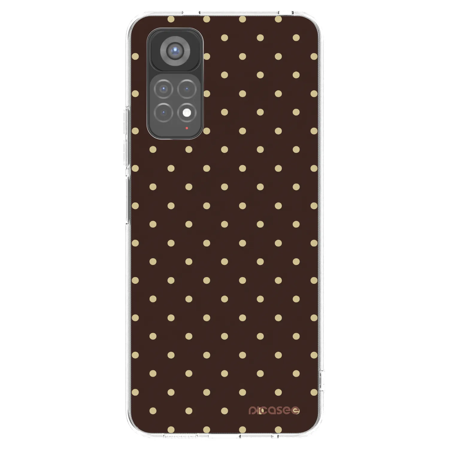Picasee husă transparentă din silicon pentru Xiaomi Redmi Note 11S 5G - Vanilla Dots & Chocolate