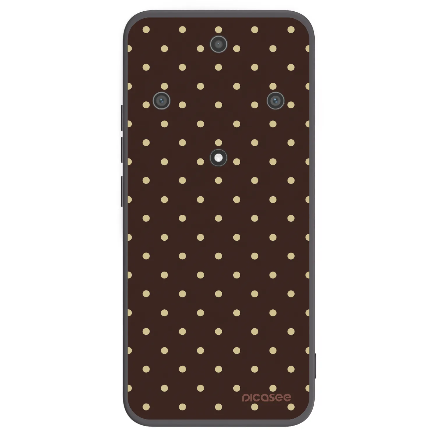 Picasee husă neagră din silicon pentru Honor Magic5 Lite 5G - Vanilla Dots & Chocolate