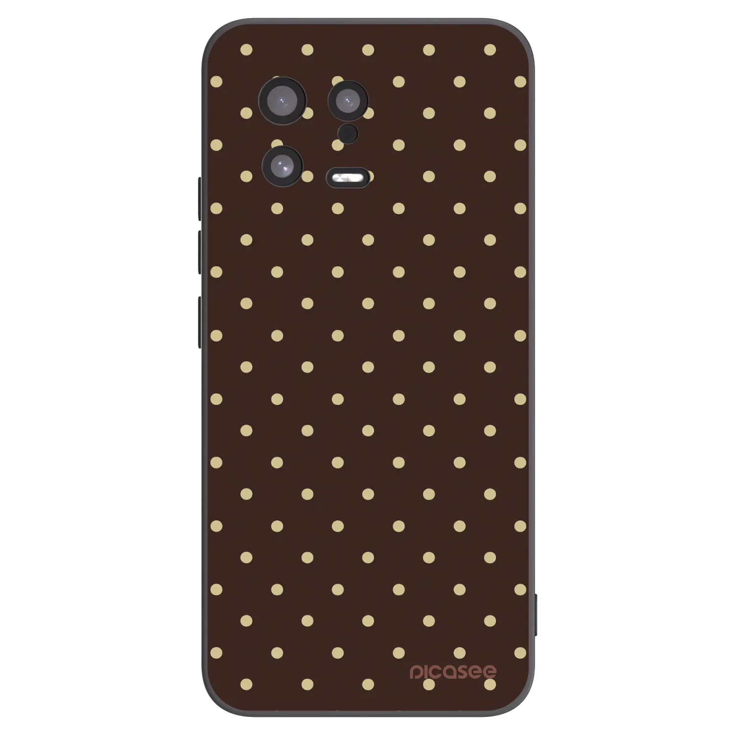 Picasee husă neagră din silicon pentru Xiaomi 13 - Vanilla Dots & Chocolate