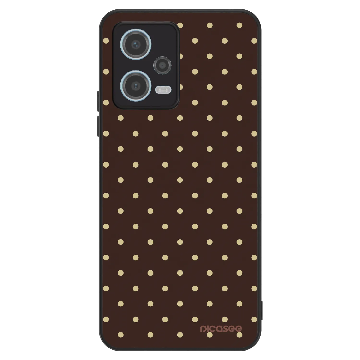 Picasee ULTIMATE CASE pentru Xiaomi Redmi Note 12 5G - Vanilla Dots & Chocolate