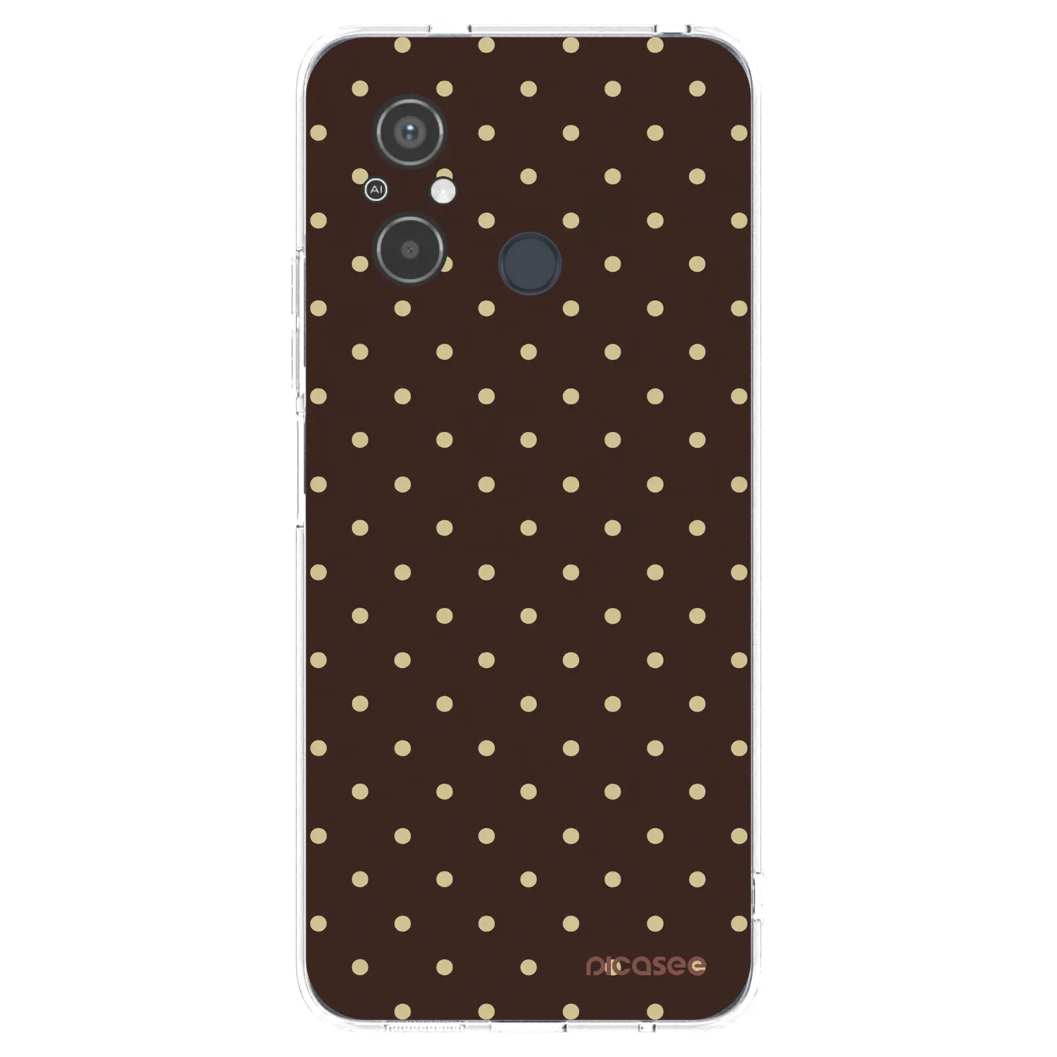 Picasee husă transparentă din silicon pentru Xiaomi Redmi 12C - Vanilla Dots & Chocolate