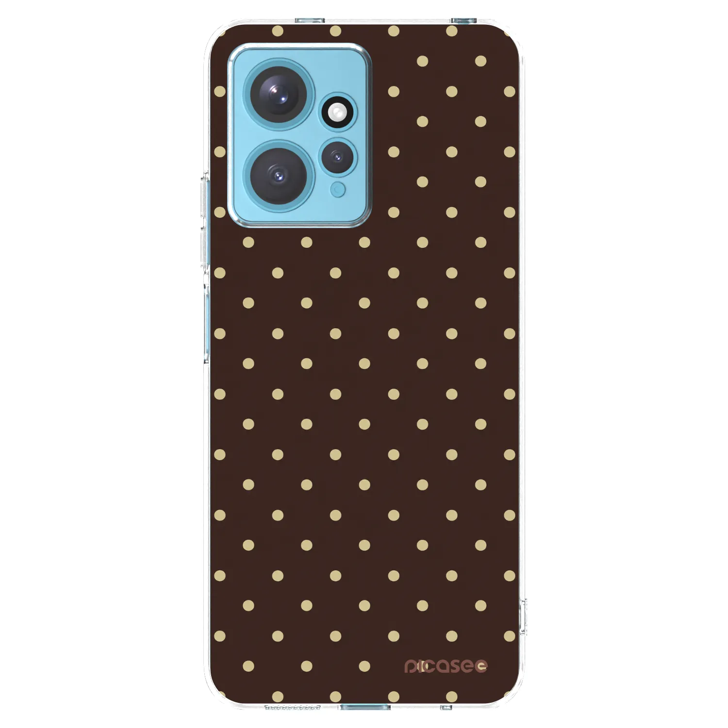 Picasee husă transparentă din silicon pentru Xiaomi Redmi Note 12 4G - Vanilla Dots & Chocolate
