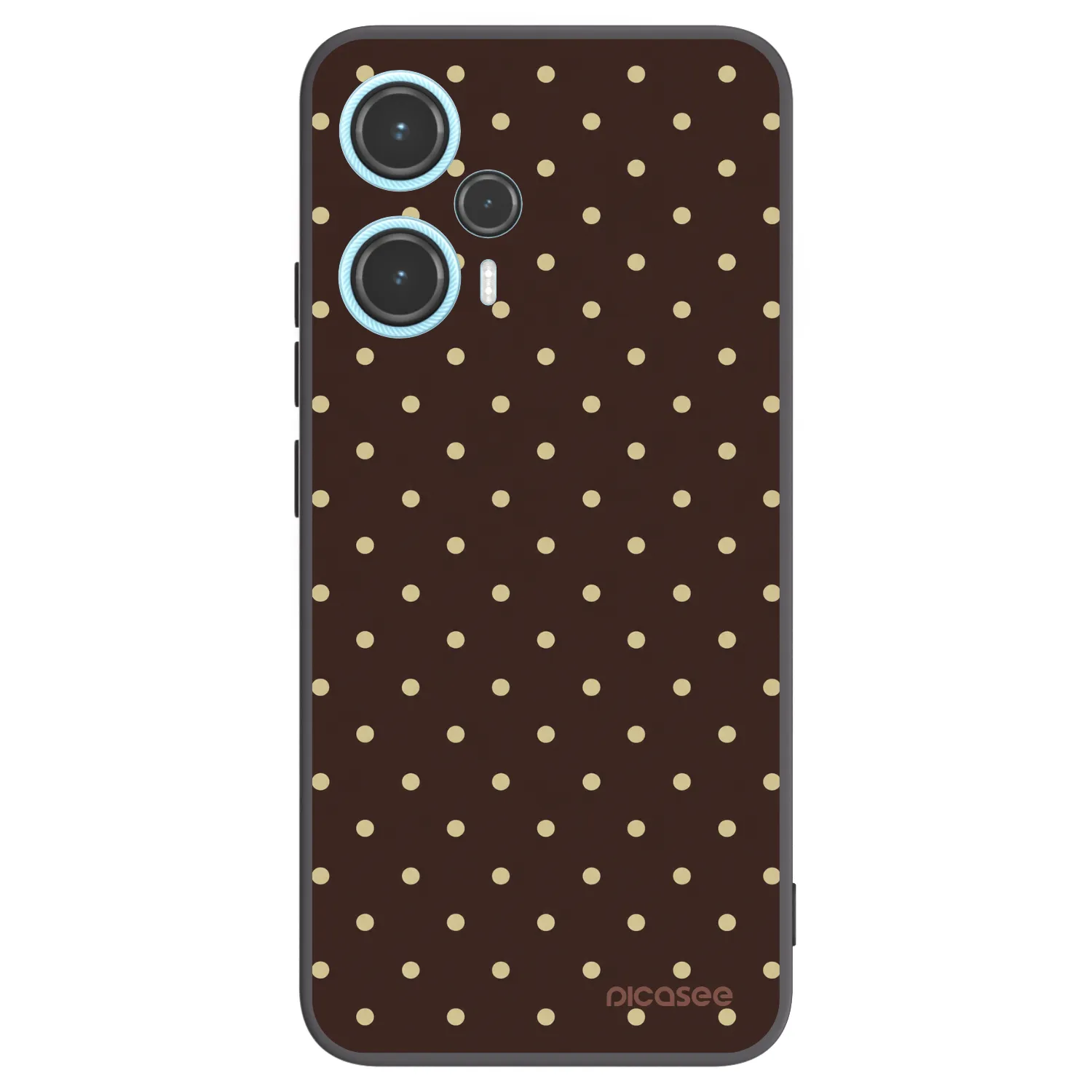 Picasee husă neagră din silicon pentru Xiaomi Poco F5 - Vanilla Dots & Chocolate