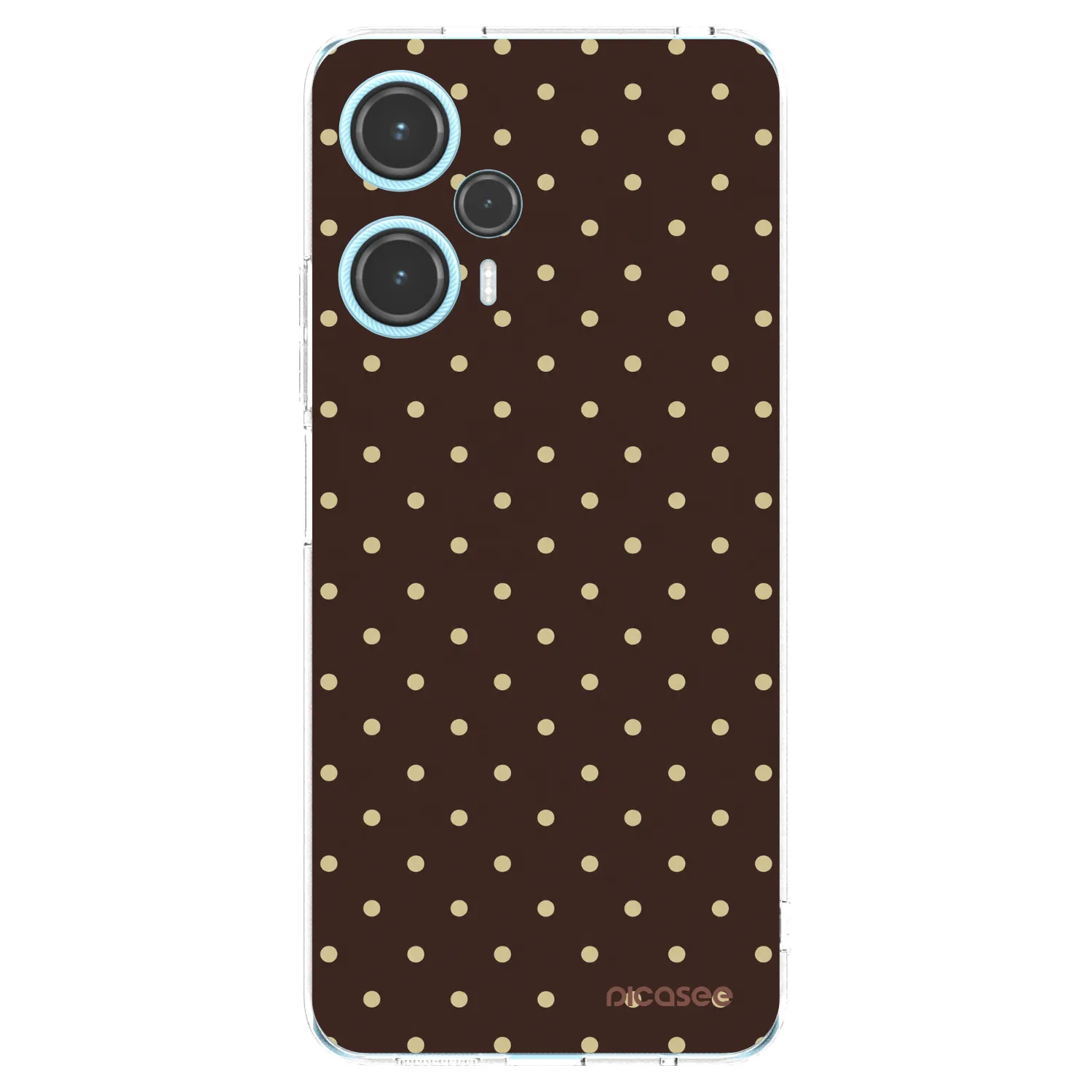 Picasee husă transparentă din silicon pentru Xiaomi Poco F5 - Vanilla Dots & Chocolate