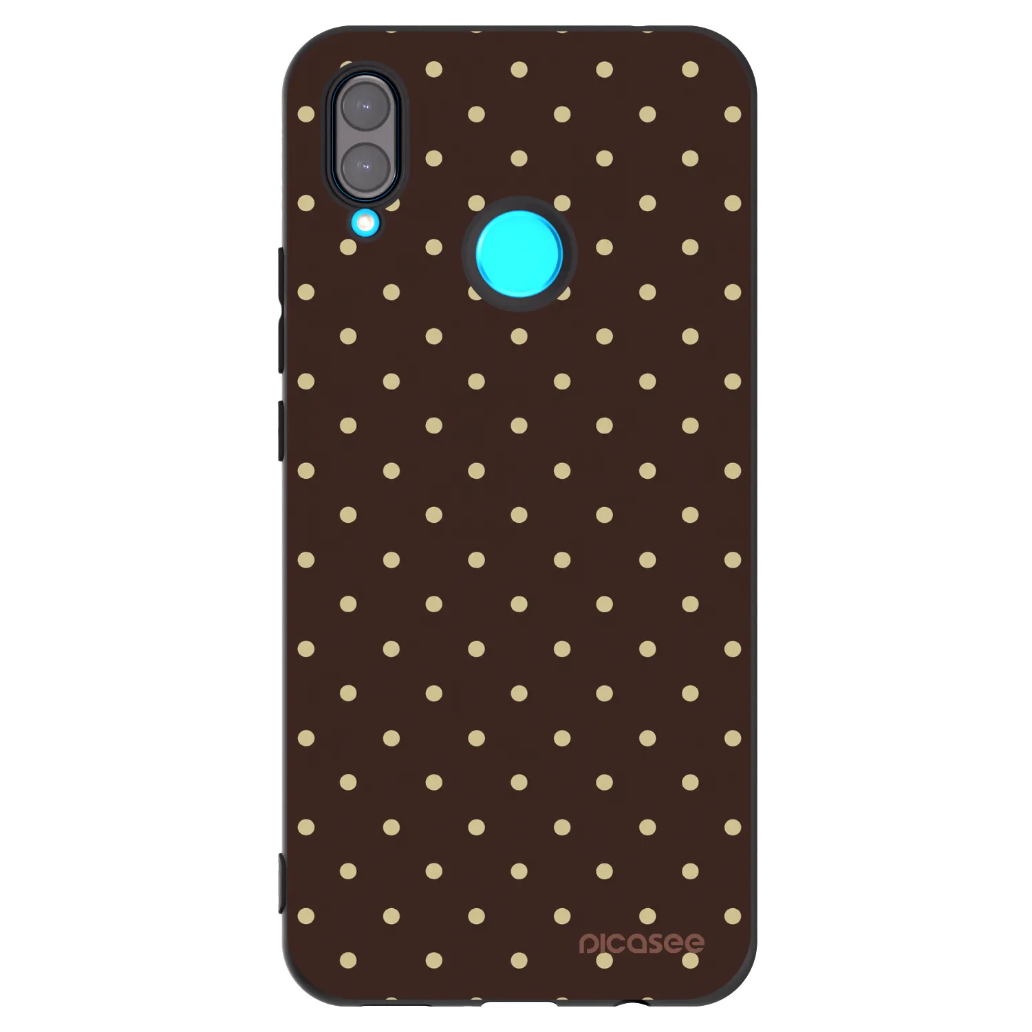 Picasee husă neagră din silicon pentru Huawei Nova 3i - Vanilla Dots & Chocolate