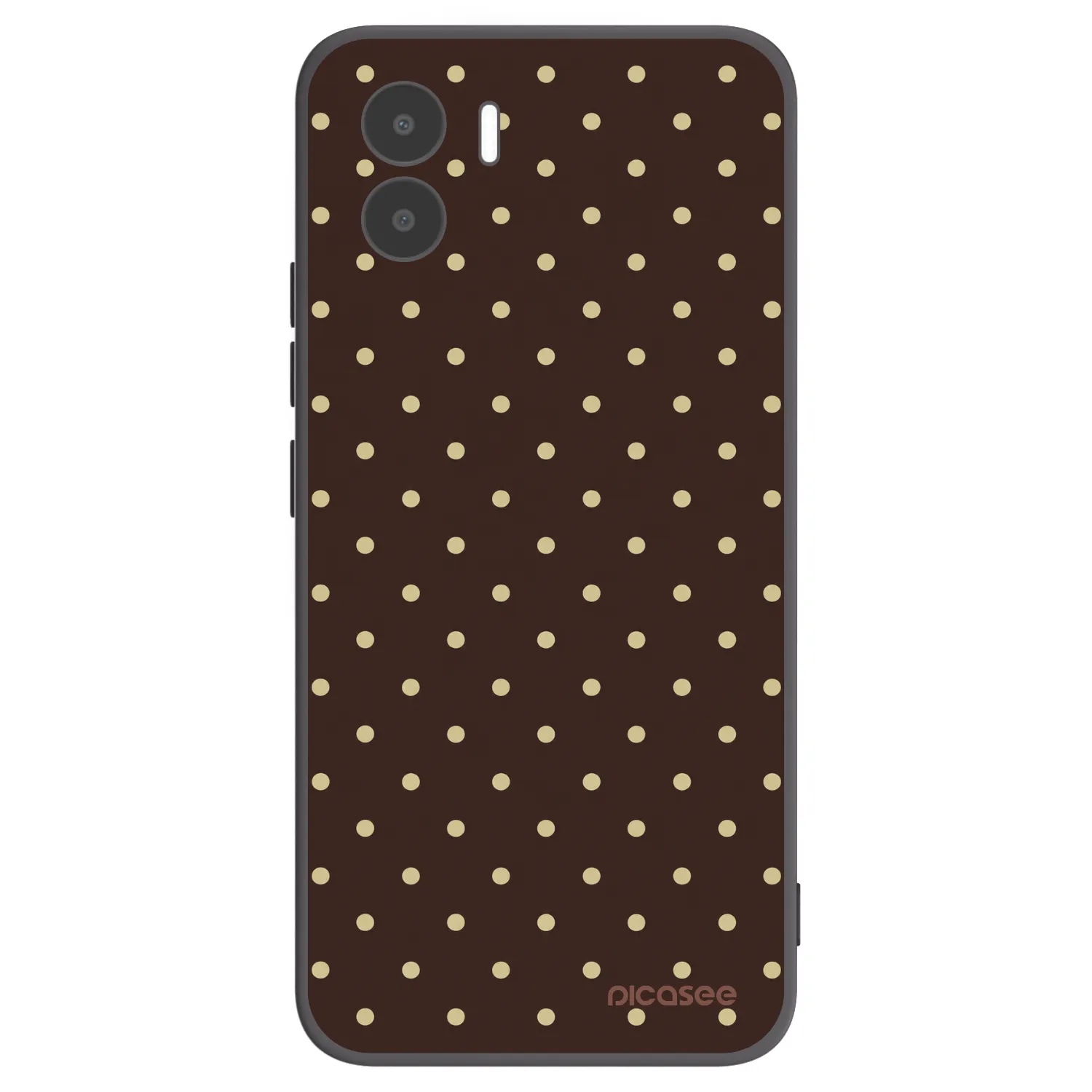 Picasee husă neagră din silicon pentru Xiaomi Redmi A2 - Vanilla Dots & Chocolate