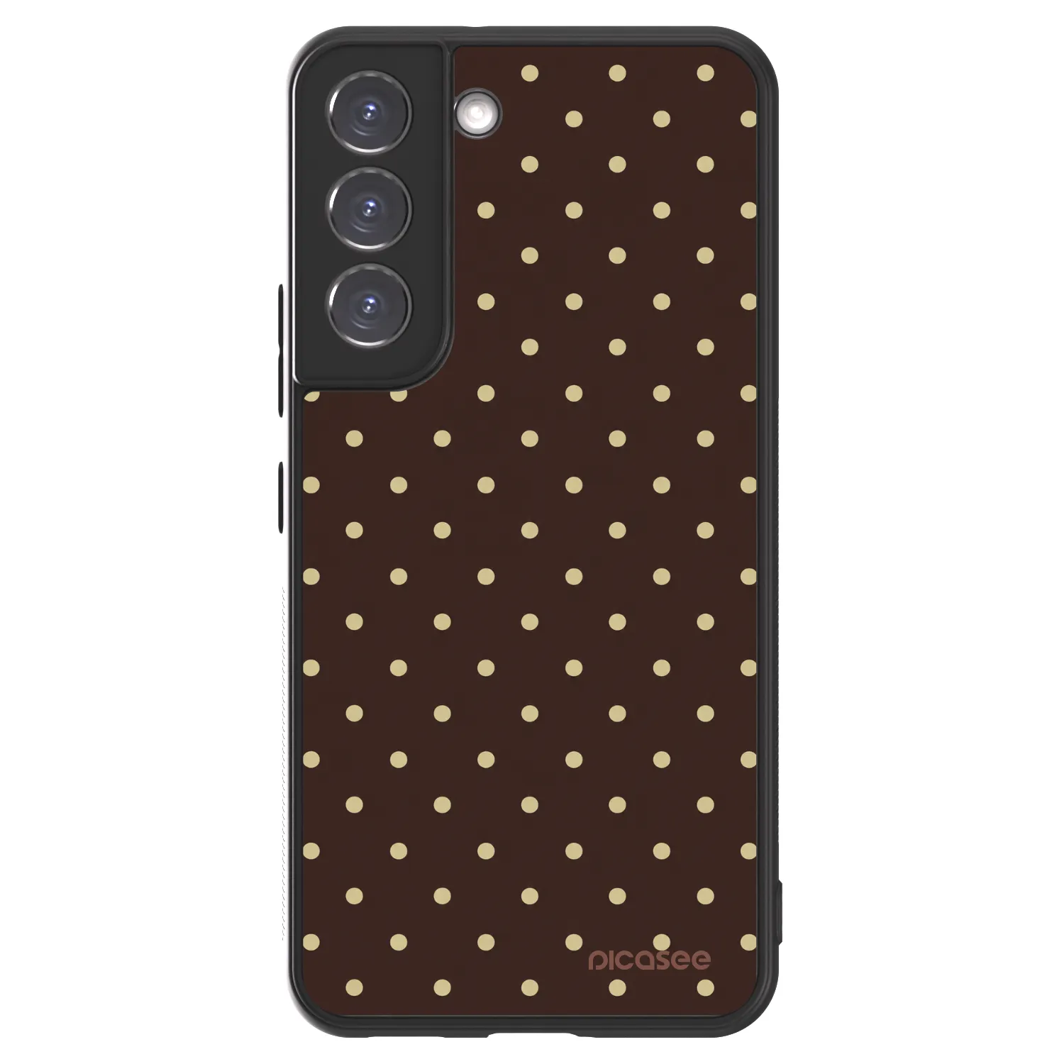 Picasee ULTIMATE CASE PowerShare pentru Samsung Galaxy S22 5G - Vanilla Dots & Chocolate