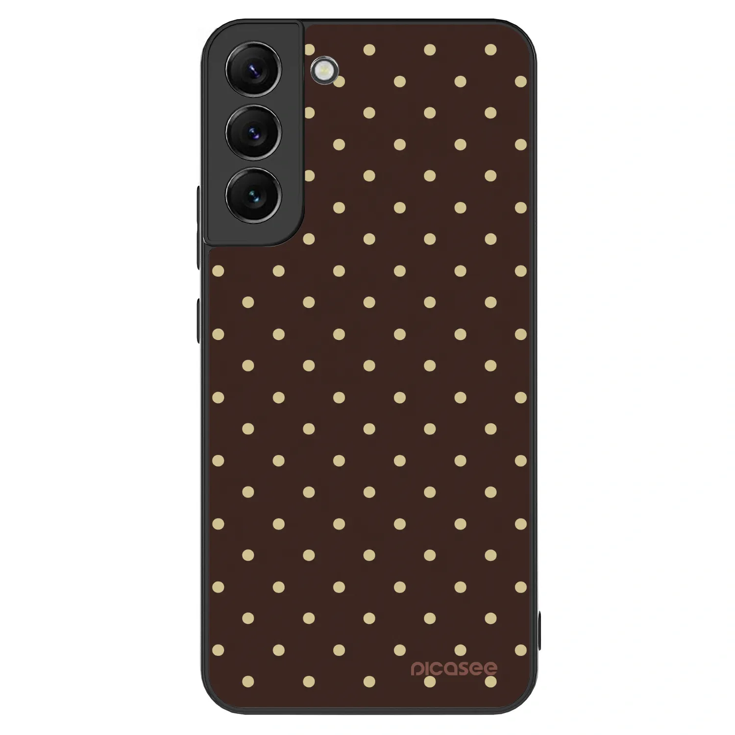 Picasee ULTIMATE CASE PowerShare pentru Samsung Galaxy S22+ 5G - Vanilla Dots & Chocolate