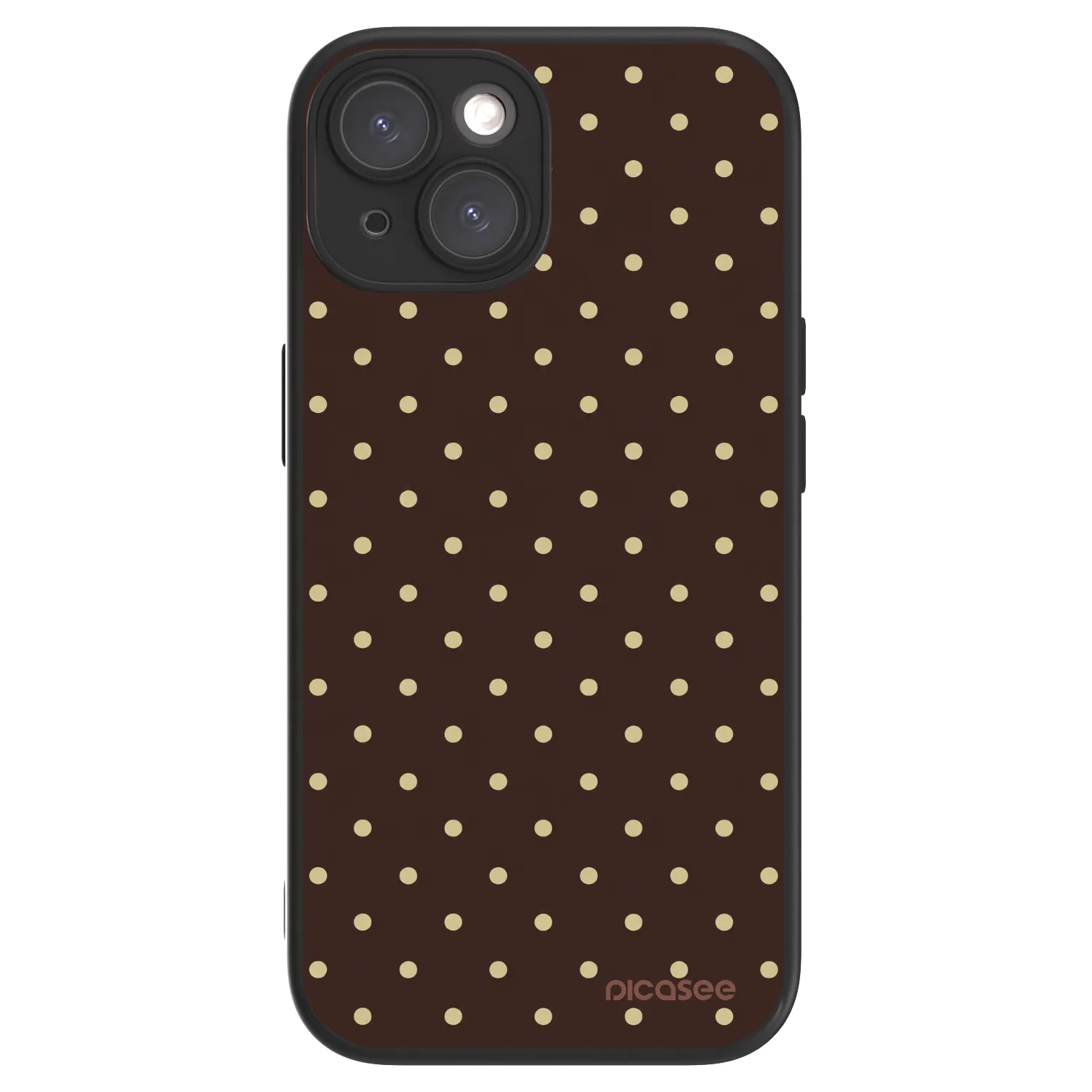 Picasee ULTIMATE CASE MagSafe pentru Apple iPhone 15 - Vanilla Dots & Chocolate