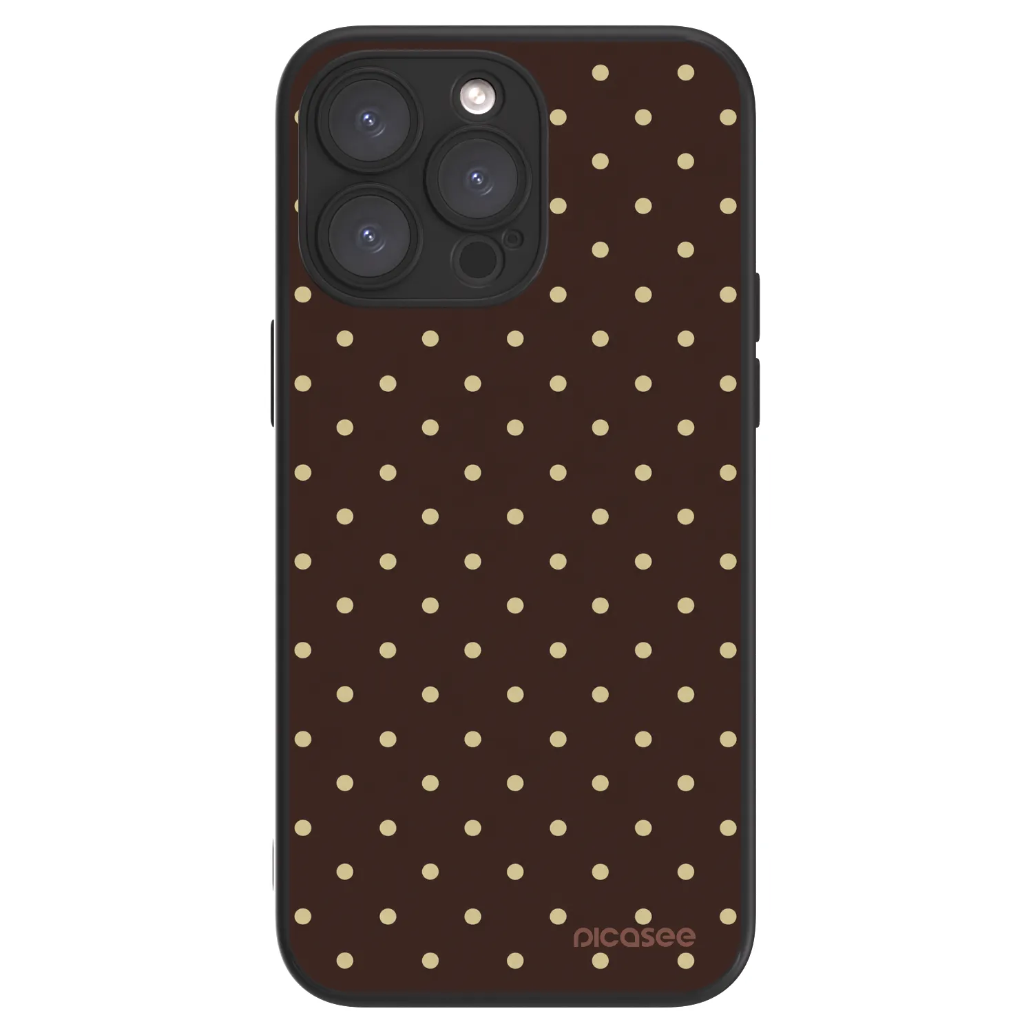 Picasee ULTIMATE CASE MagSafe pentru Apple iPhone 15 Pro Max - Vanilla Dots & Chocolate