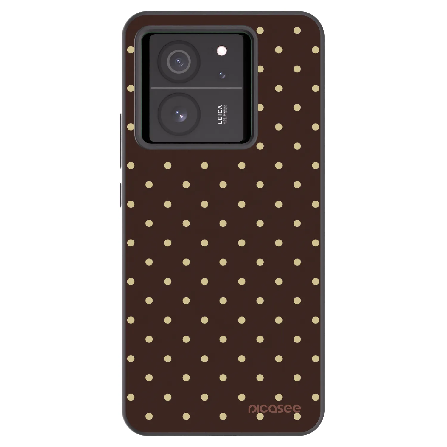 Picasee husă neagră din silicon pentru Xiaomi 13T - Vanilla Dots & Chocolate