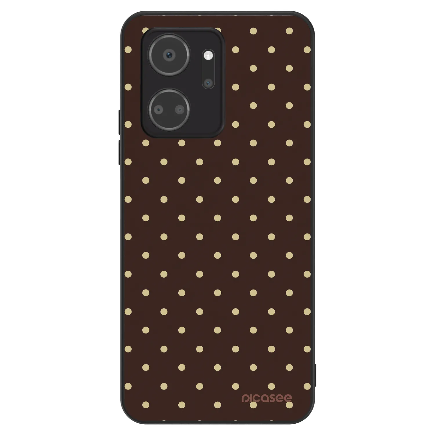 Picasee ULTIMATE CASE pentru Honor X7a - Vanilla Dots & Chocolate