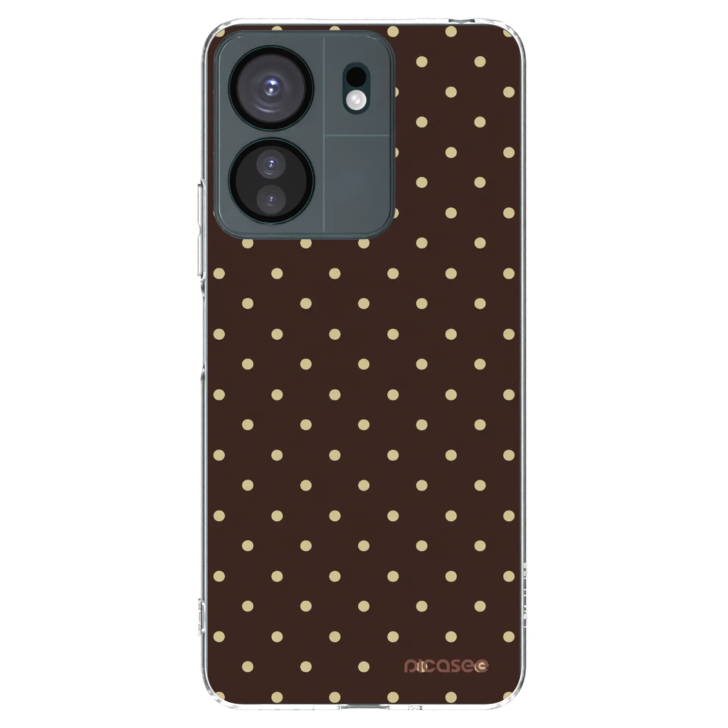 Picasee husă transparentă din silicon pentru Xiaomi Redmi 13C 4G - Vanilla Dots & Chocolate