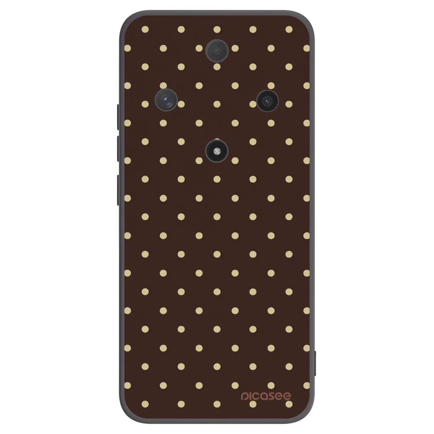 Picasee husă neagră din silicon pentru Honor Magic6 Lite 5G - Vanilla Dots & Chocolate