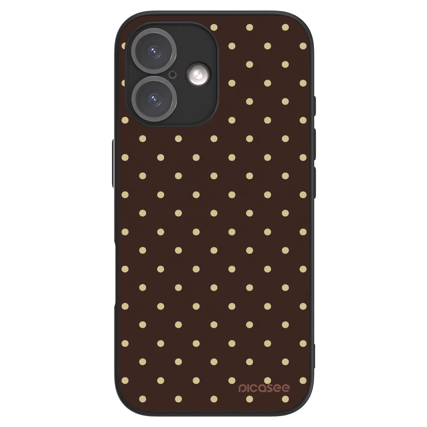 Picasee ULTIMATE CASE MagSafe pentru Apple iPhone 16 - Vanilla Dots & Chocolate