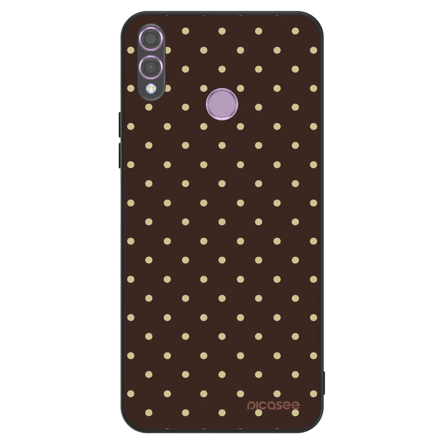 Picasee ULTIMATE CASE pentru Honor 8X - Vanilla Dots & Chocolate