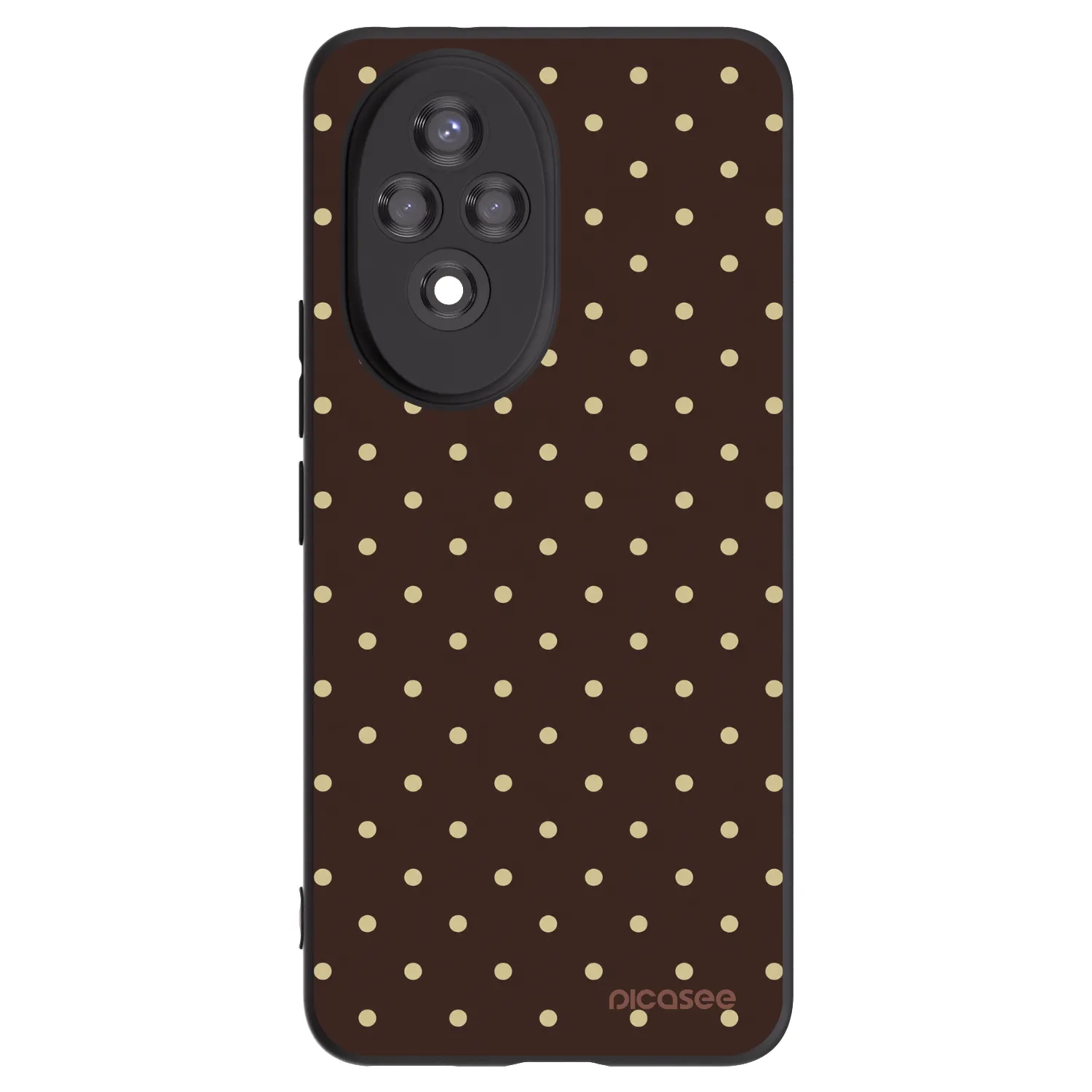 Picasee husă neagră din silicon pentru Honor 200 5G - Vanilla Dots & Chocolate