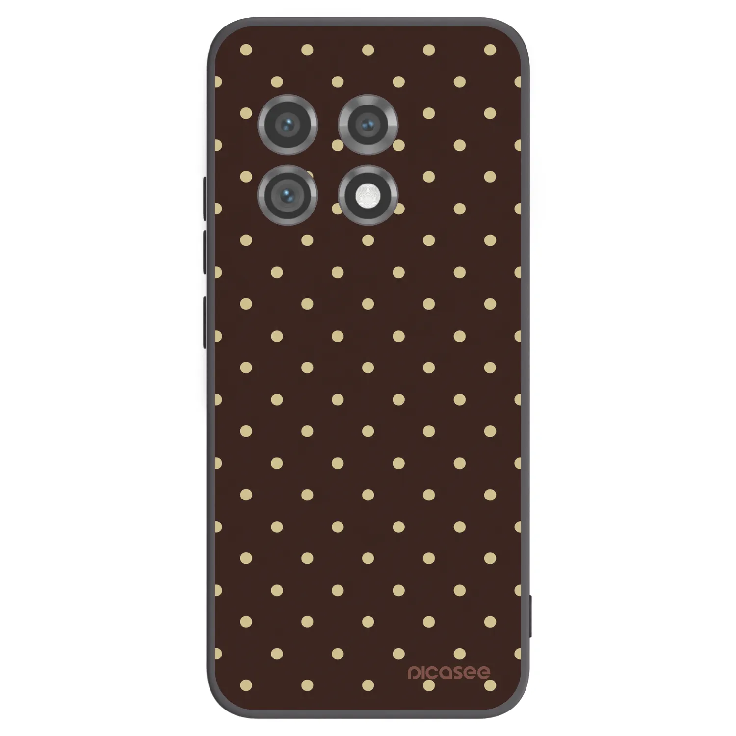 Picasee husă neagră din silicon pentru OnePlus 11 5G - Vanilla Dots & Chocolate
