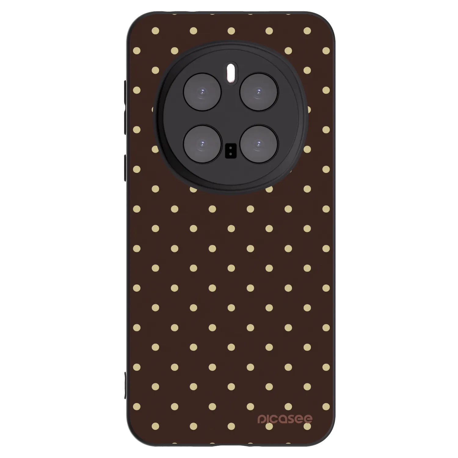 Picasee husă neagră din silicon pentru Honor Magic7 Pro 5G - Vanilla Dots & Chocolate