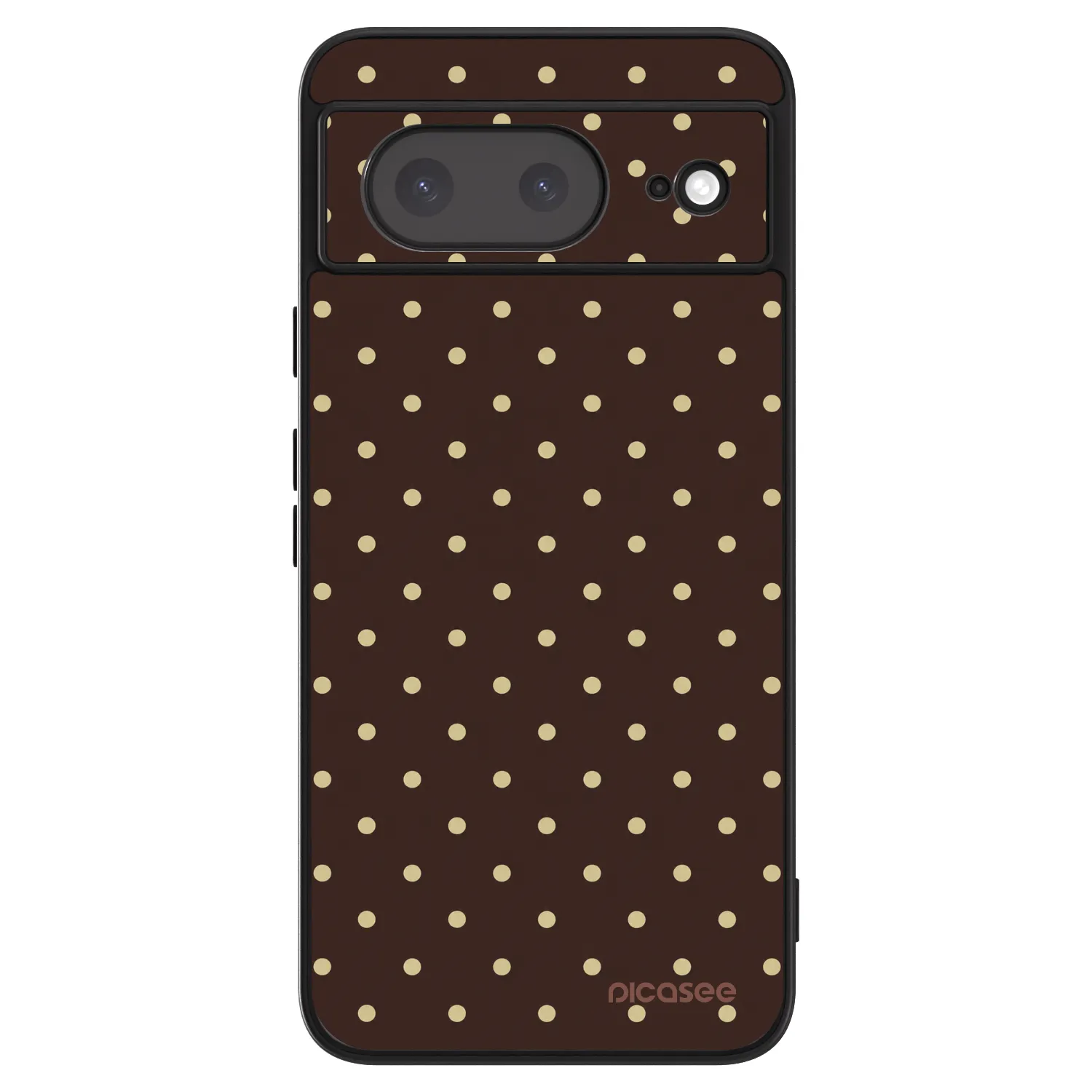 Picasee ULTIMATE CASE pentru Google Pixel 8a - Vanilla Dots & Chocolate