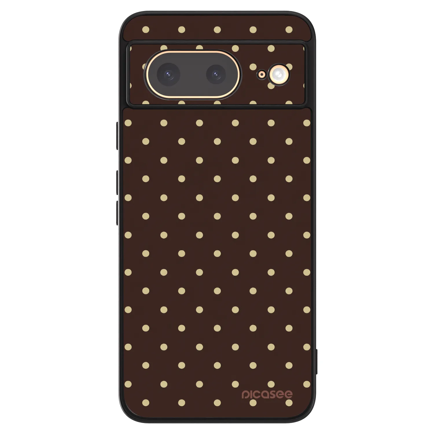 Picasee ULTIMATE CASE pentru Google Pixel 8 - Vanilla Dots & Chocolate