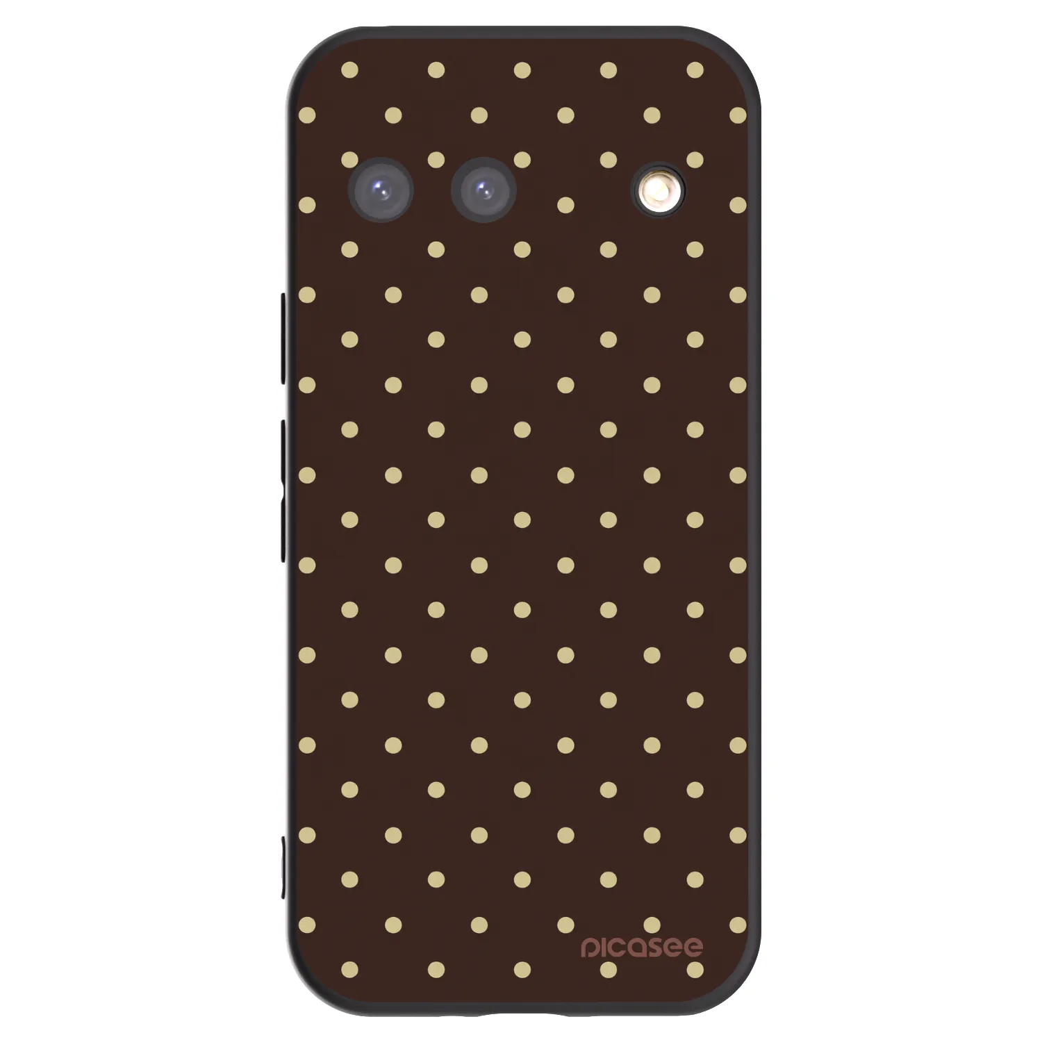 Picasee husă neagră din silicon pentru Google Pixel 9 - Vanilla Dots & Chocolate