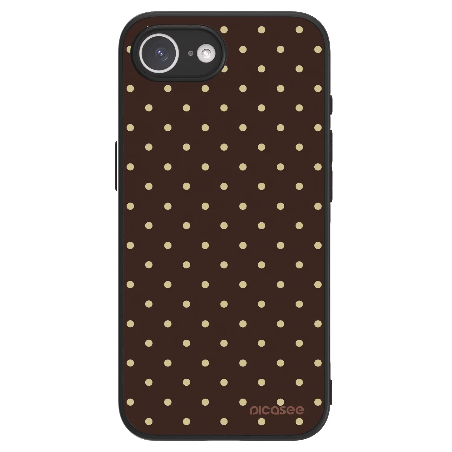 Picasee ULTIMATE CASE MagSafe pentru Apple iPhone 16e - Vanilla Dots & Chocolate