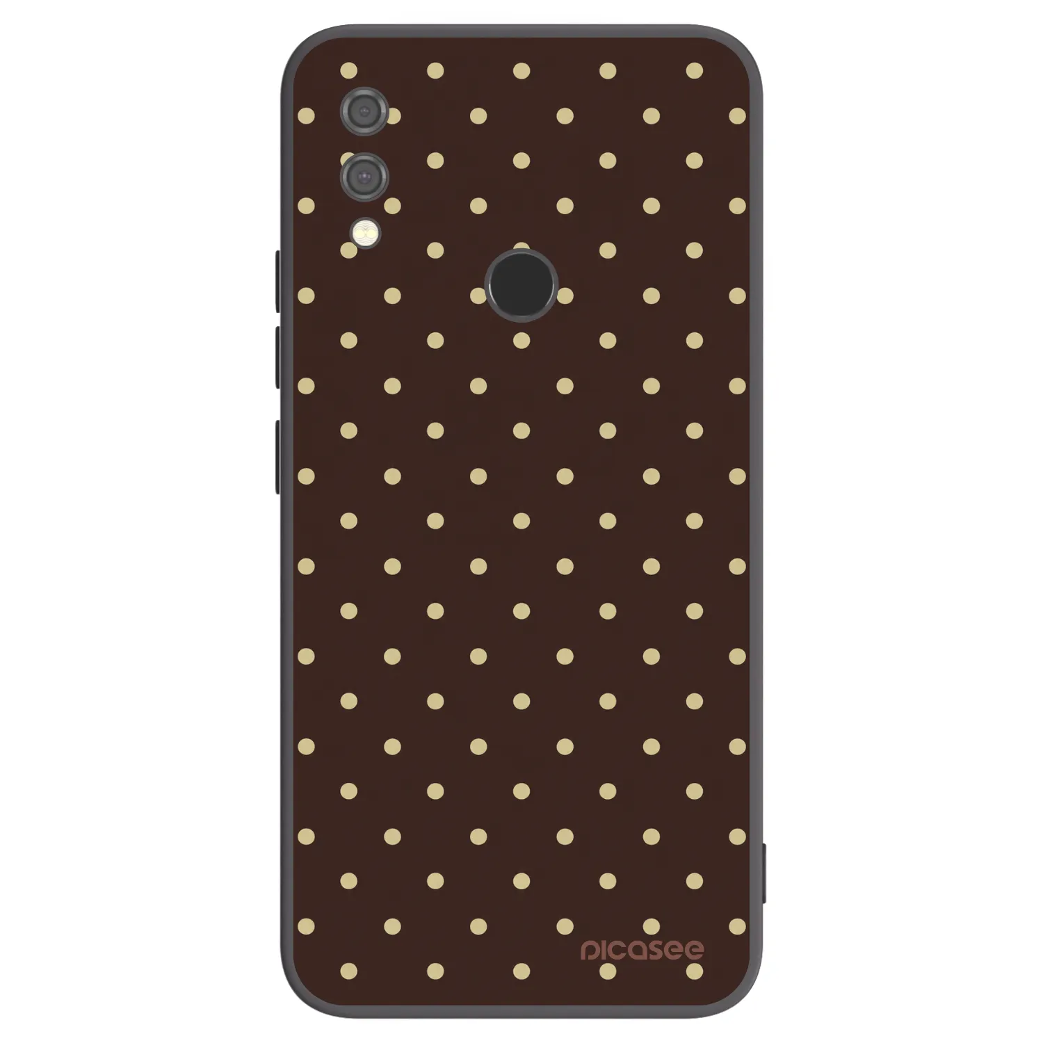 Picasee husă neagră din silicon pentru Xiaomi Redmi Note 7 - Vanilla Dots & Chocolate
