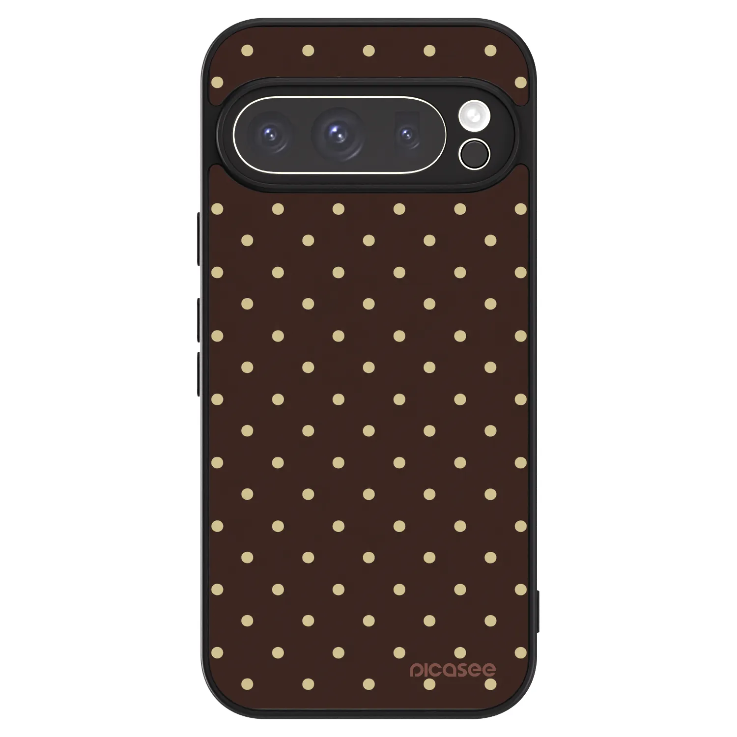 Picasee ULTIMATE CASE pentru Google Pixel 9 Pro - Vanilla Dots & Chocolate