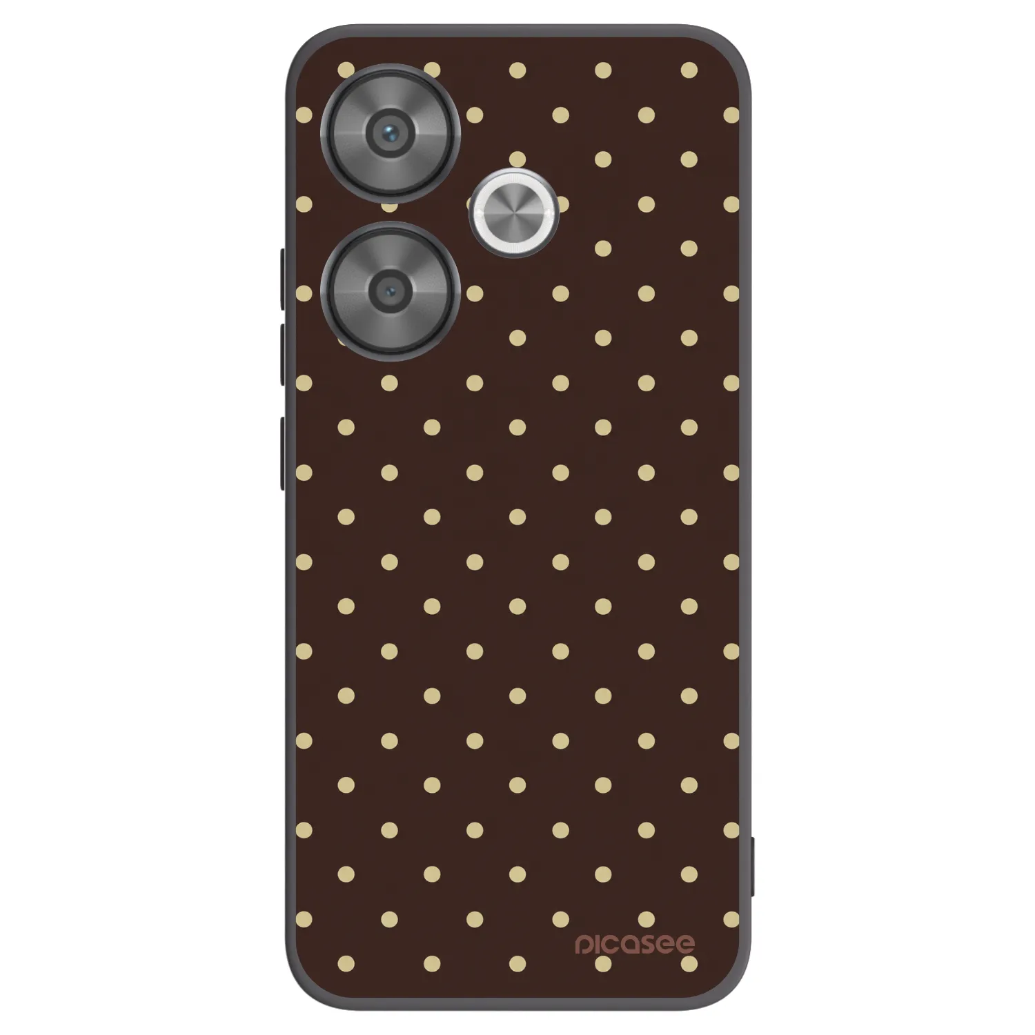 Picasee husă neagră din silicon pentru Xiaomi Poco F6 - Vanilla Dots & Chocolate