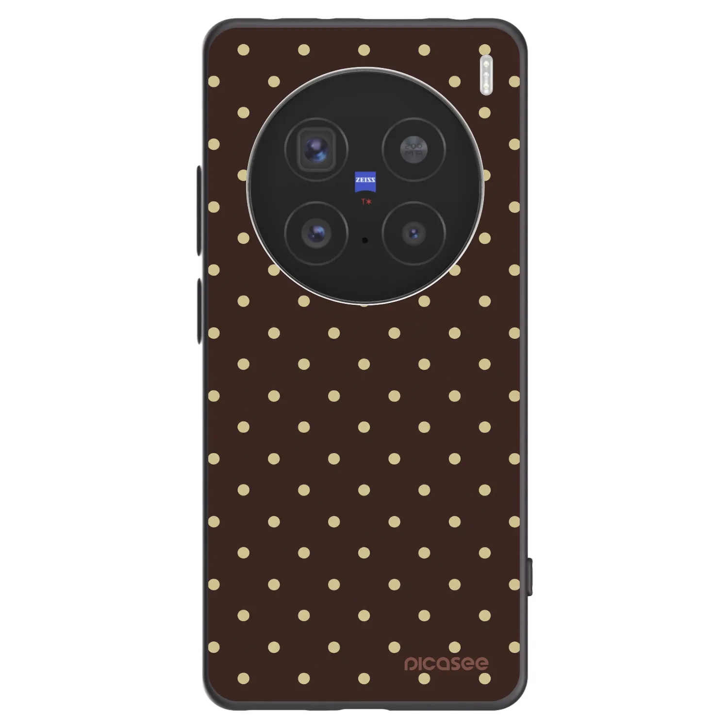 Picasee husă neagră din silicon pentru Vivo X200 Pro - Vanilla Dots & Chocolate