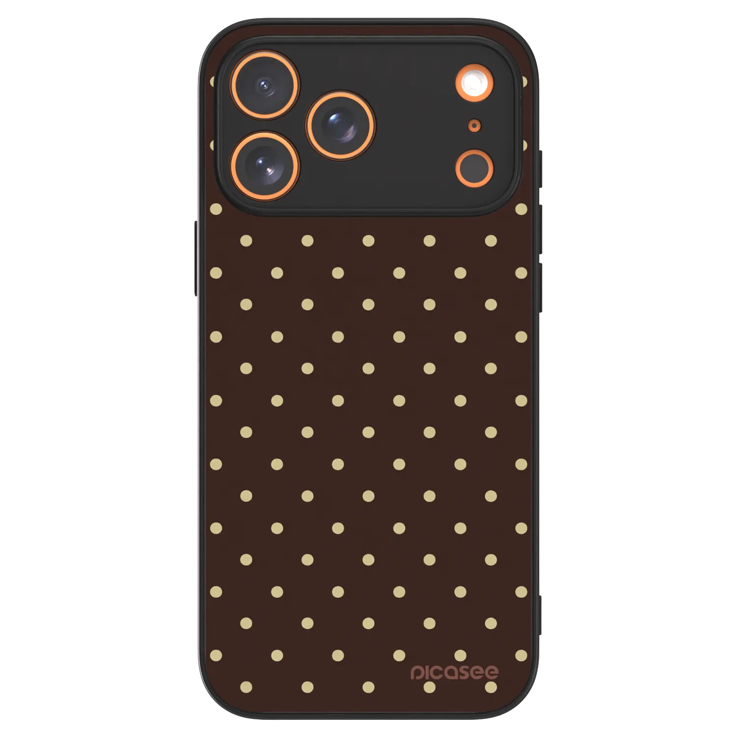 Picasee ULTIMATE CASE pentru Apple iPhone 17 Pro Max - Vanilla Dots & Chocolate