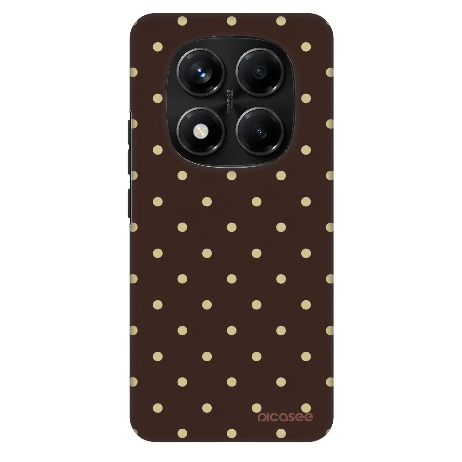 Picasee Fashion Case pentru Xiaomi Redmi Note 14 Pro+ 5G - Vanilla Dots & Chocolate