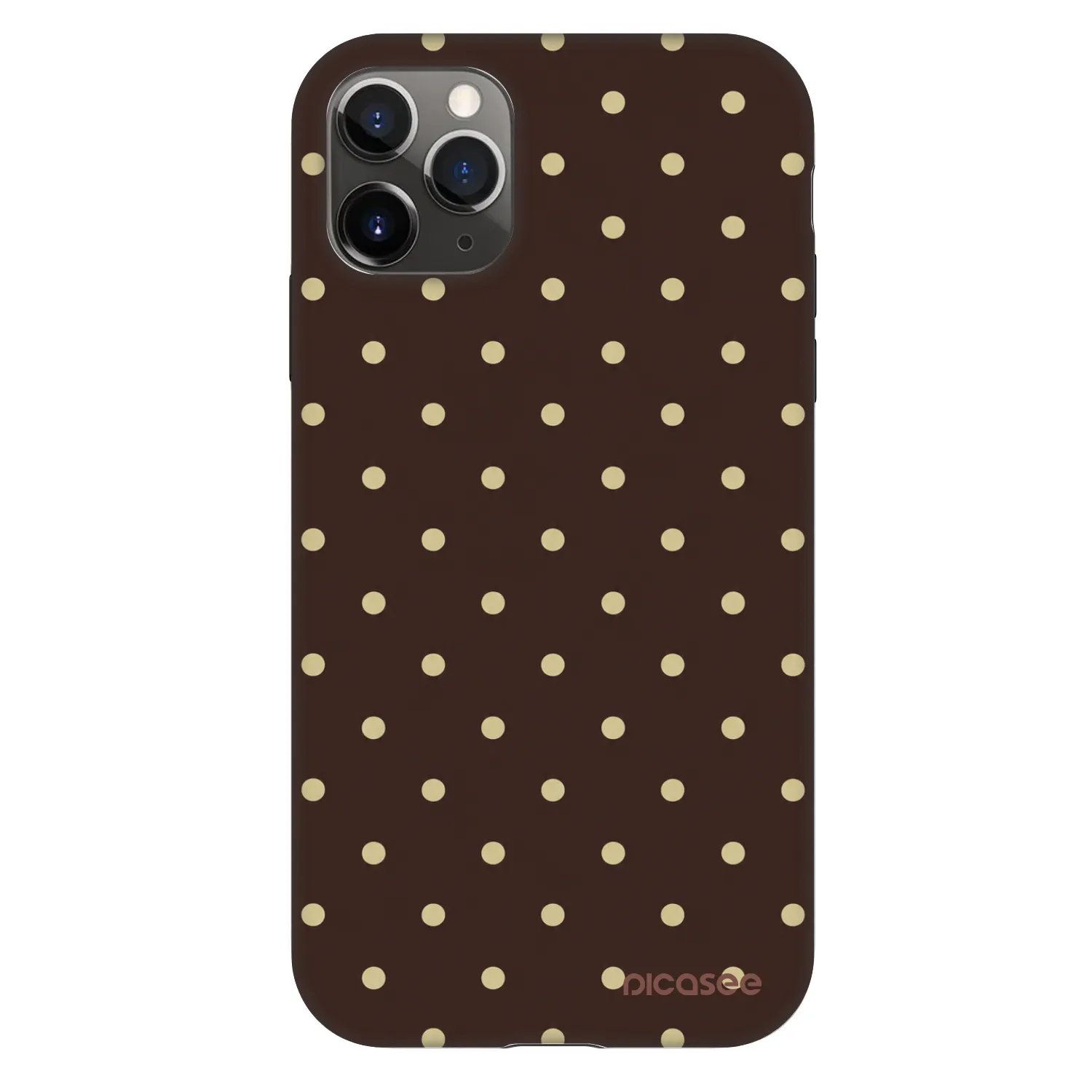 Picasee Fashion Case pentru Apple iPhone 11 Pro - Vanilla Dots & Chocolate