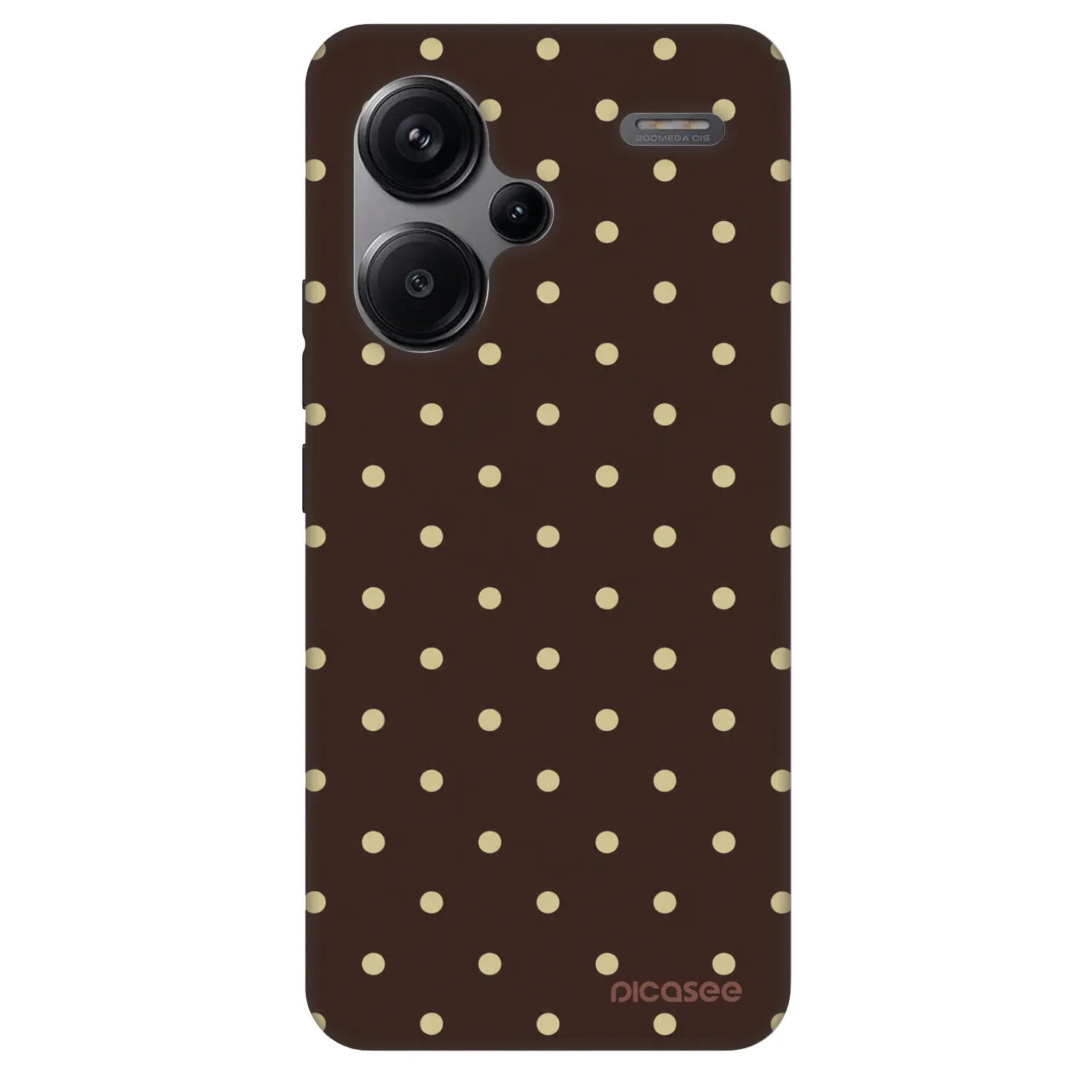 Picasee Fashion Case pentru Xiaomi Redmi Note 13 Pro+ 5G - Vanilla Dots & Chocolate