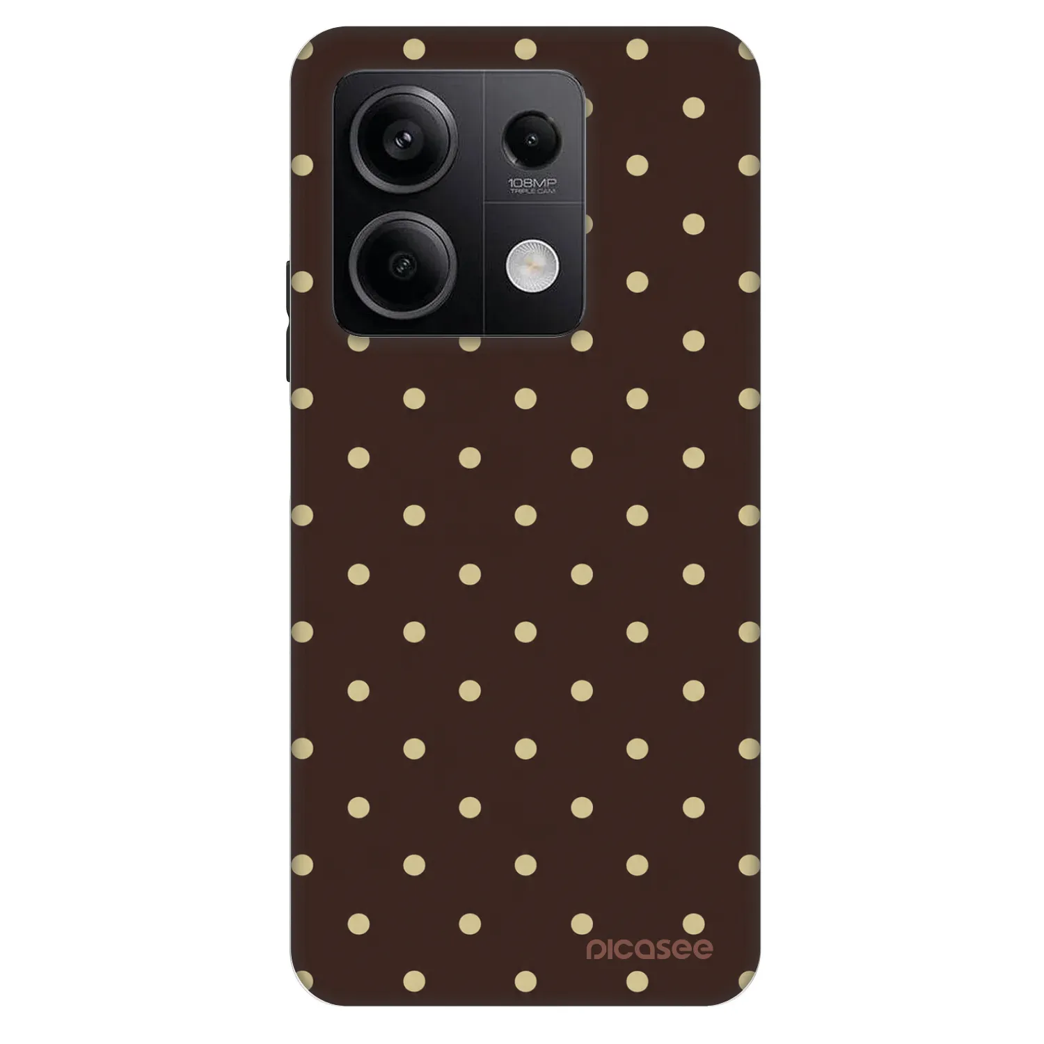 Picasee Fashion Case pentru Xiaomi Redmi Note 13 5G - Vanilla Dots & Chocolate