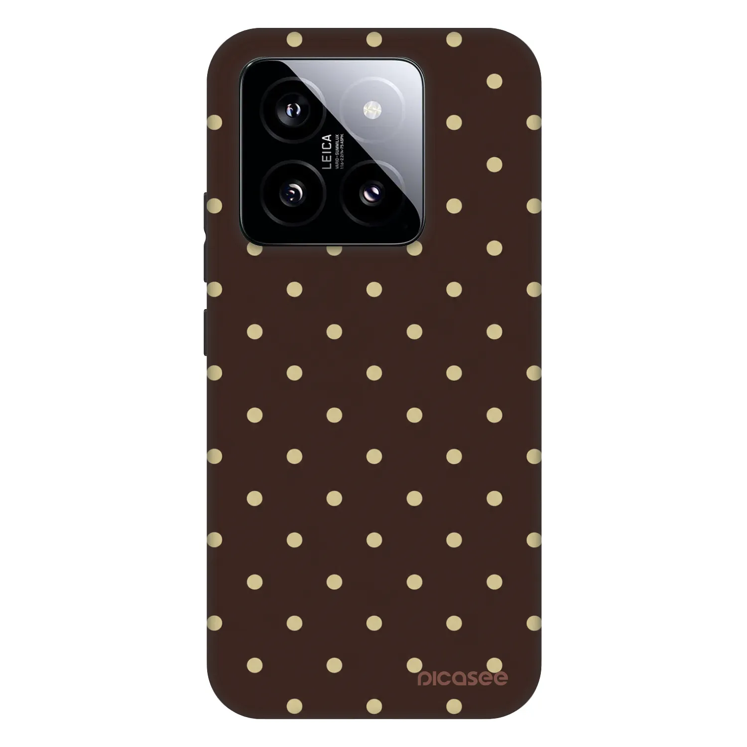 Picasee Fashion Case pentru Xiaomi 14 - Vanilla Dots & Chocolate