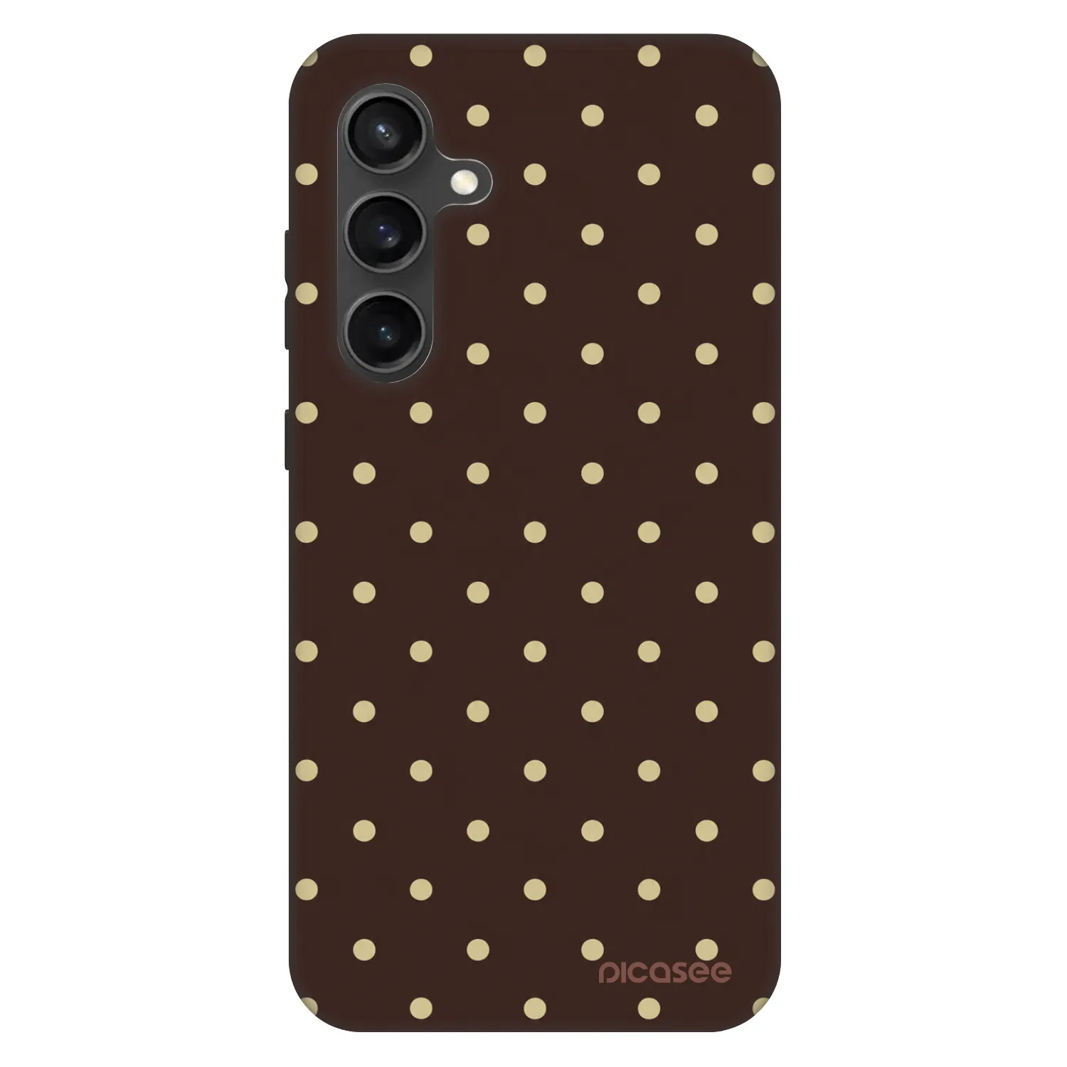 Picasee Fashion Case pentru Samsung Galaxy S24 FE S721B - Vanilla Dots & Chocolate