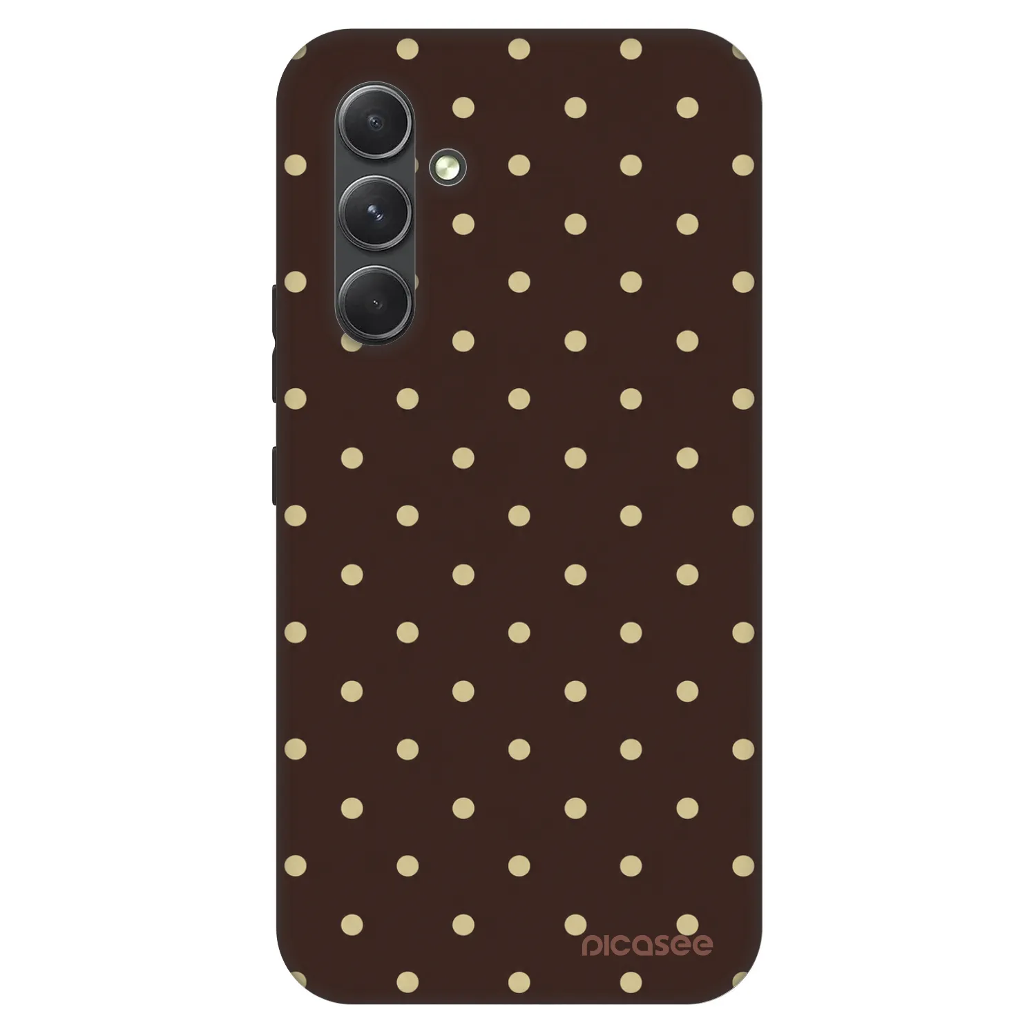 Picasee Fashion Case pentru Samsung Galaxy A54 5G A546B - Vanilla Dots & Chocolate