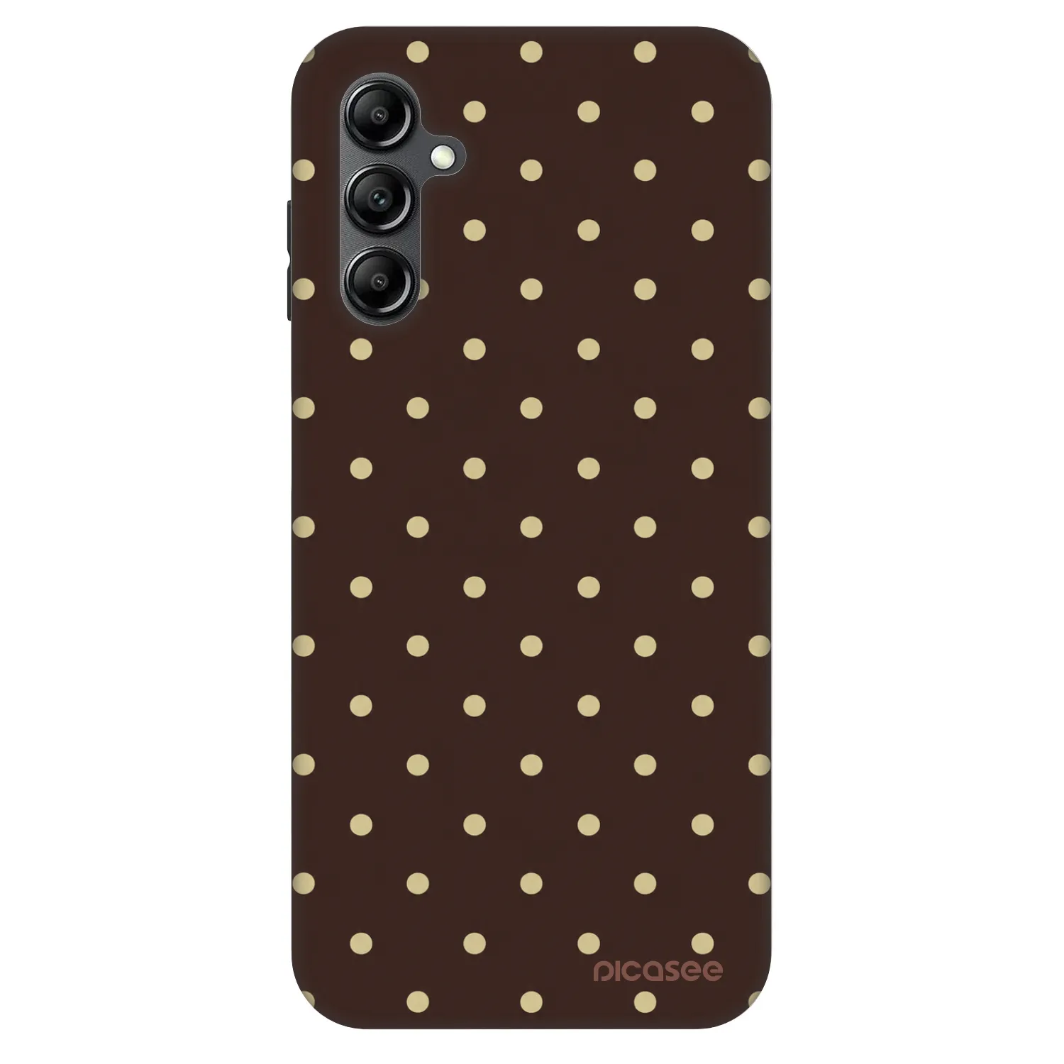 Picasee Fashion Case pentru Samsung Galaxy A16 5G - Vanilla Dots & Chocolate