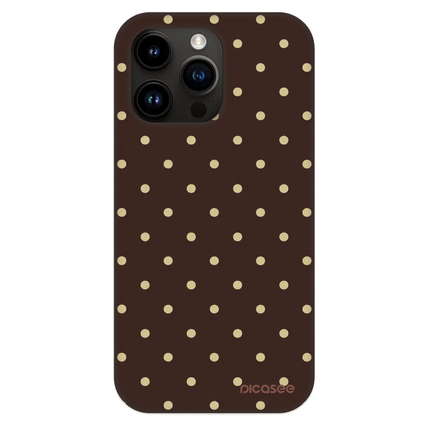 Picasee Fashion Case MagSafe pentru Apple iPhone 13 Pro - Vanilla Dots & Chocolate