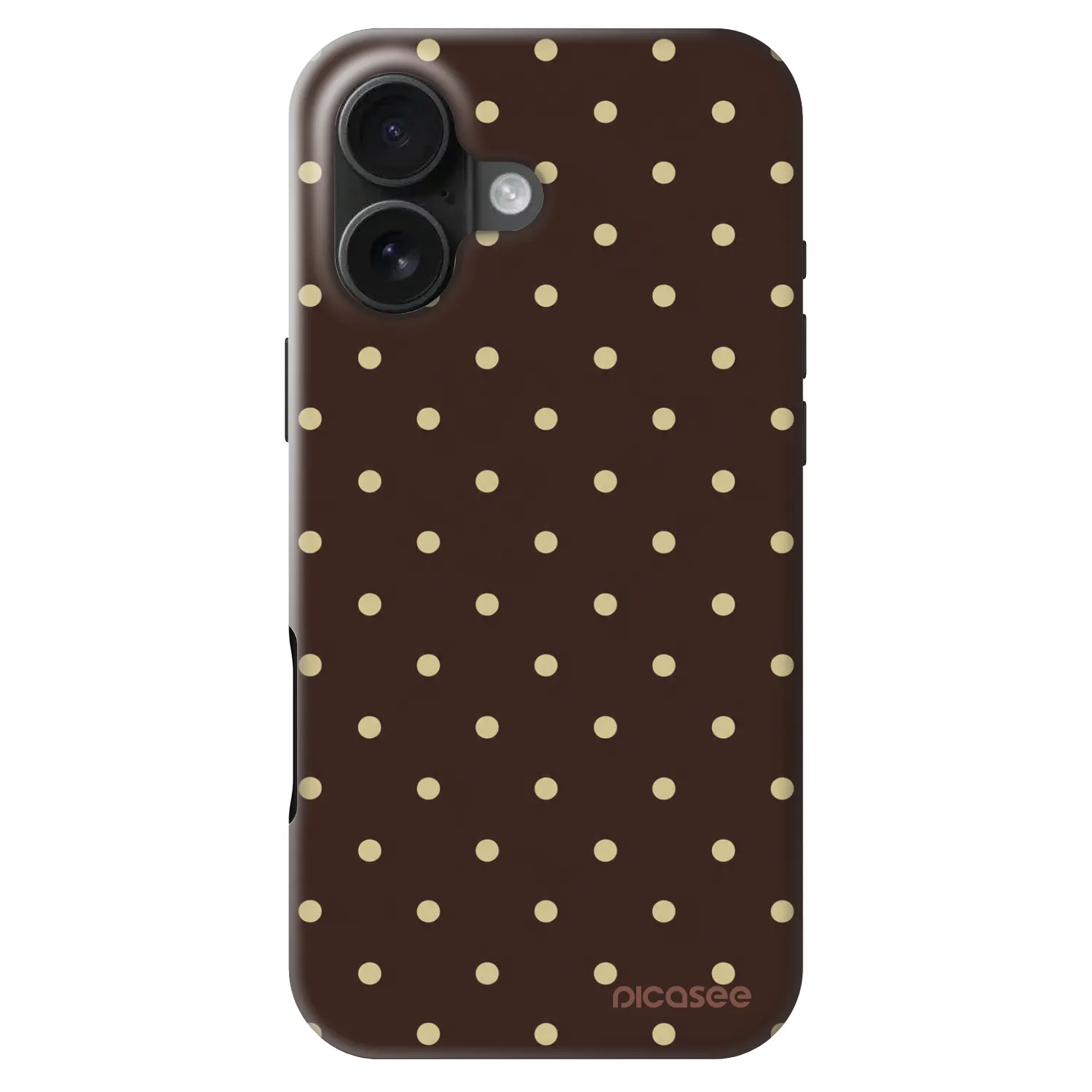 Picasee Fashion Case MagSafe pentru Apple iPhone 16 - Vanilla Dots & Chocolate