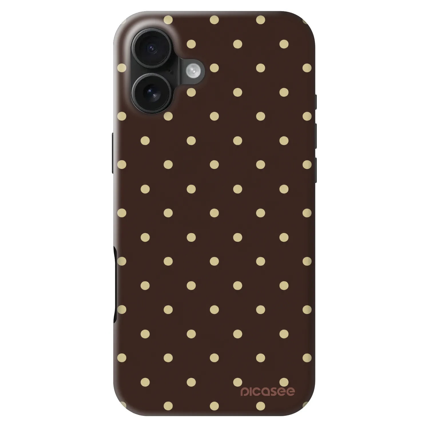 Picasee Fashion Case MagSafe pentru Apple iPhone 16 Plus - Vanilla Dots & Chocolate