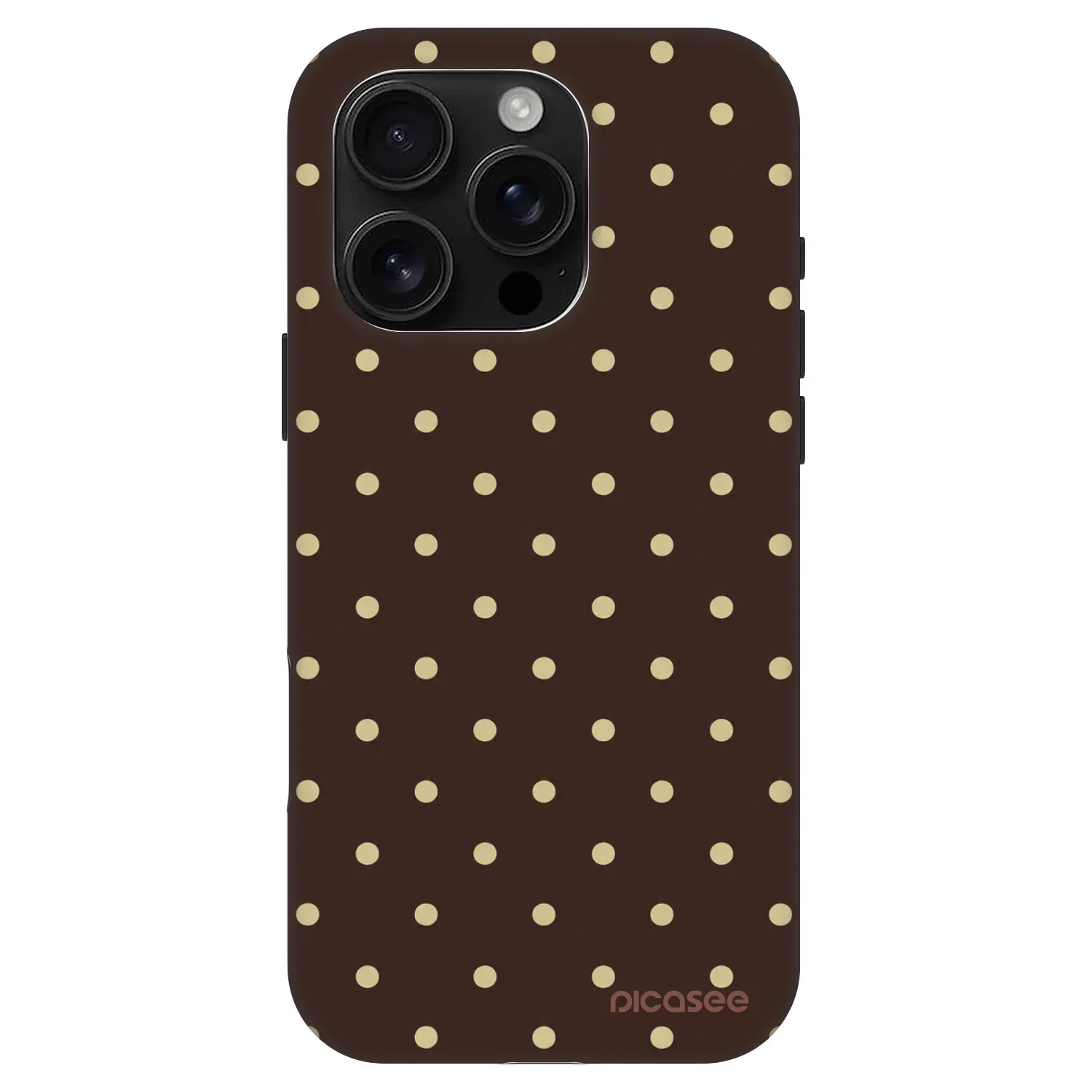 Picasee Fashion Case MagSafe pentru Apple iPhone 16 Pro - Vanilla Dots & Chocolate